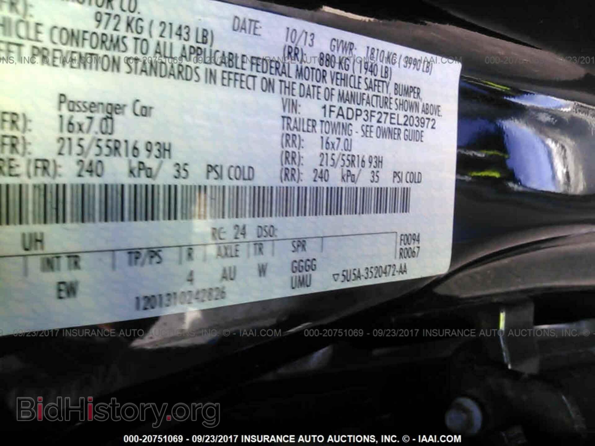 2014 Ford Focus - VIN: 1FADP3F27EL203972 - Photo 9