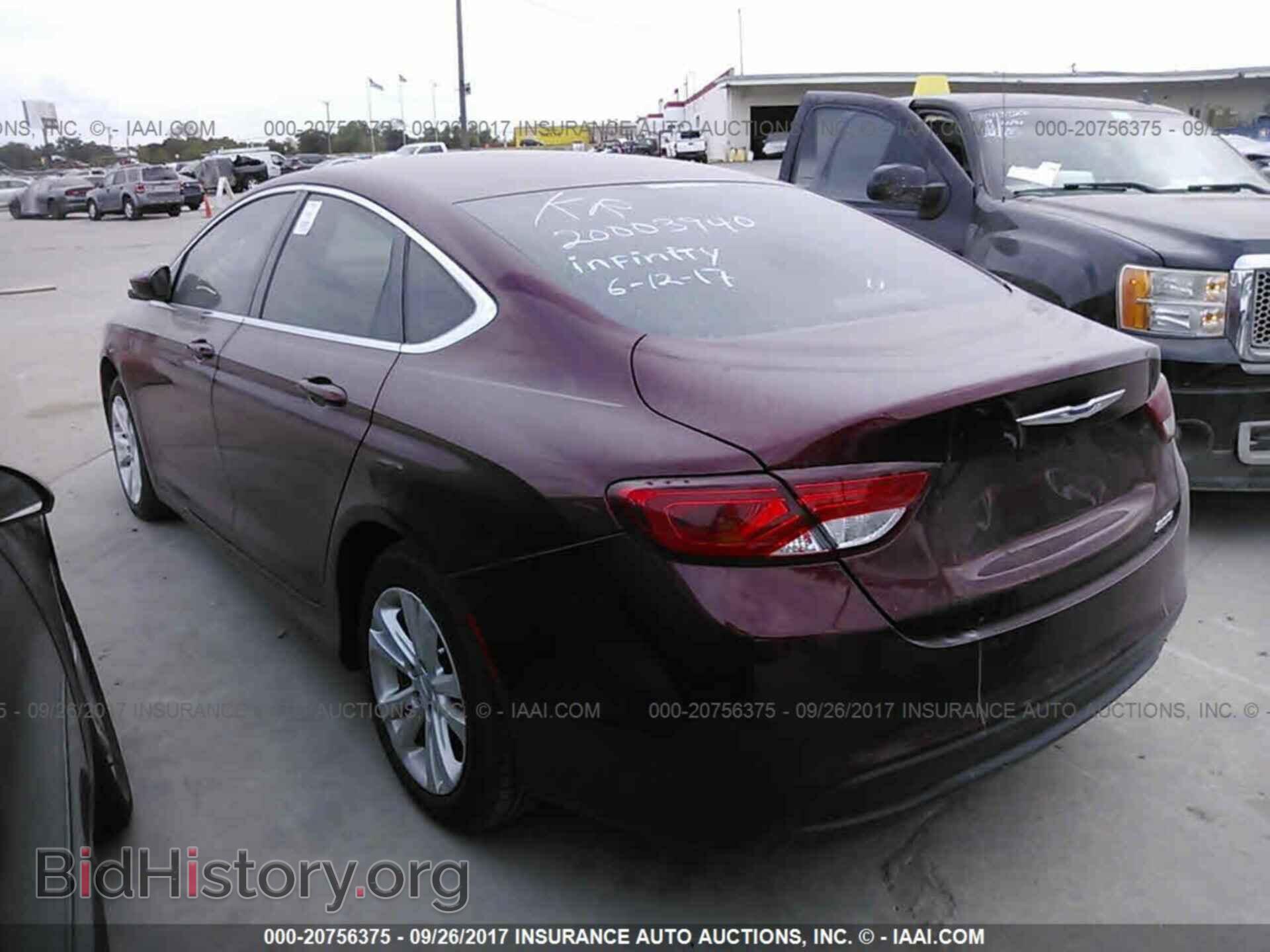 2016 Chrysler 200 - VIN: 1C3CCCFB2GN186060 - Photo 3