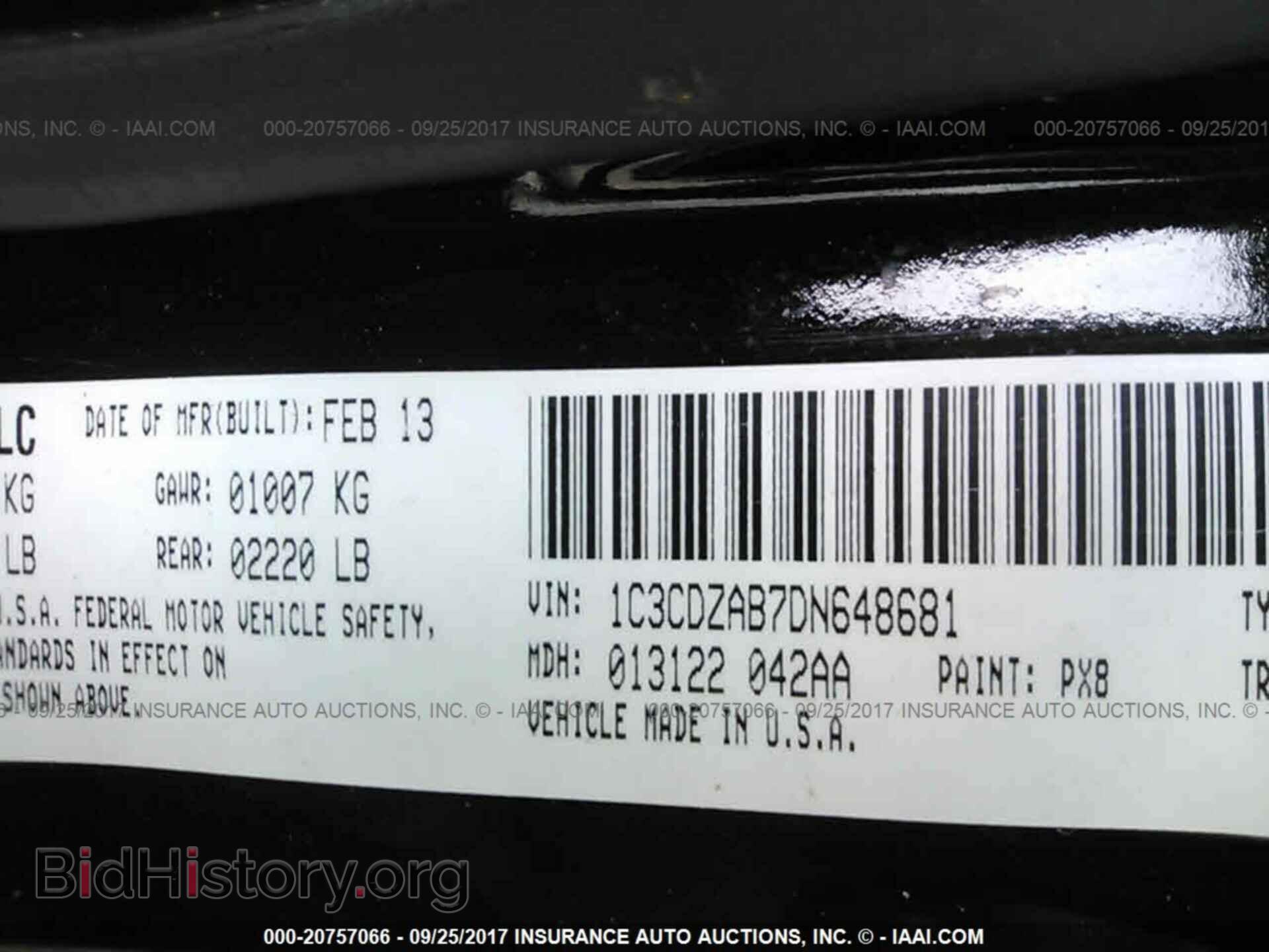 2013 Dodge Avenger - VIN: 1C3CDZAB7DN648681 - Photo 9