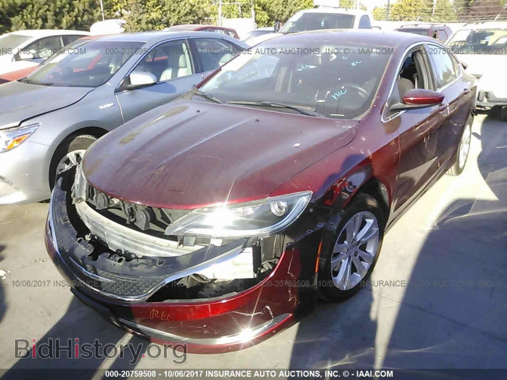 2015 Chrysler 200 - VIN: 1C3CCCAB5FN619344 - Photo 2