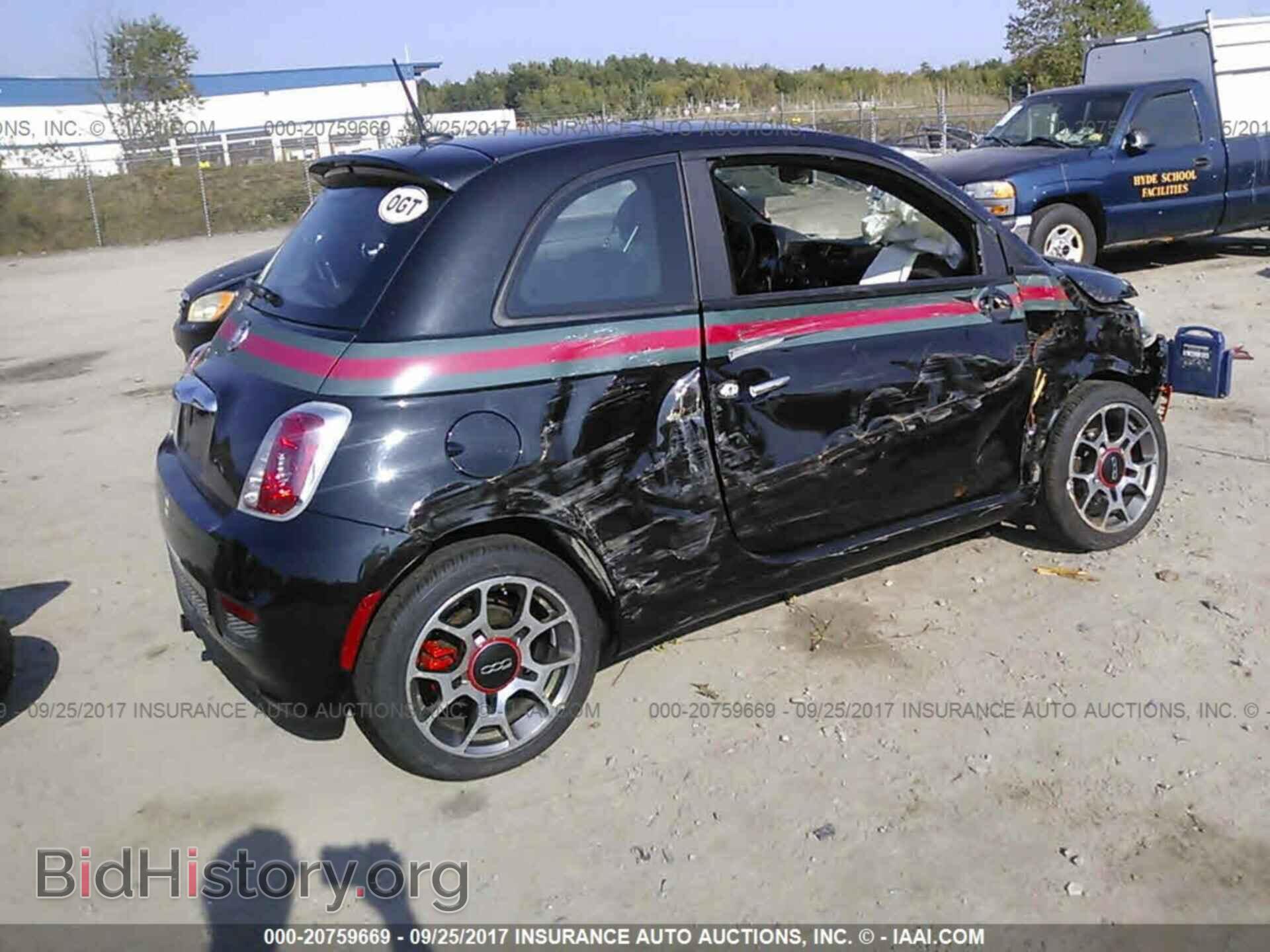 2012 Fiat 500 - VIN: 3C3CFFBR5CT366736 - Фото 4