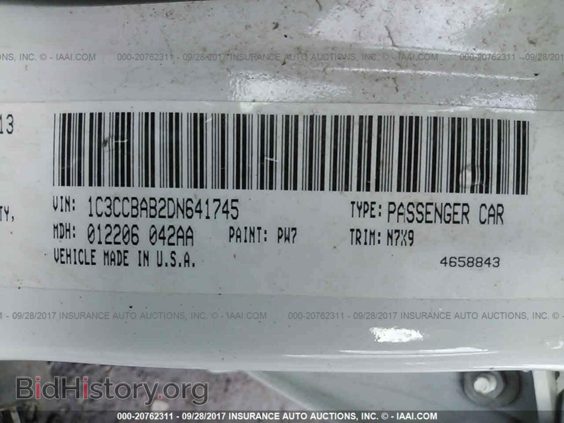 2013 Chrysler 200 - VIN: 1C3CCBAB2DN641745 - Photo 9