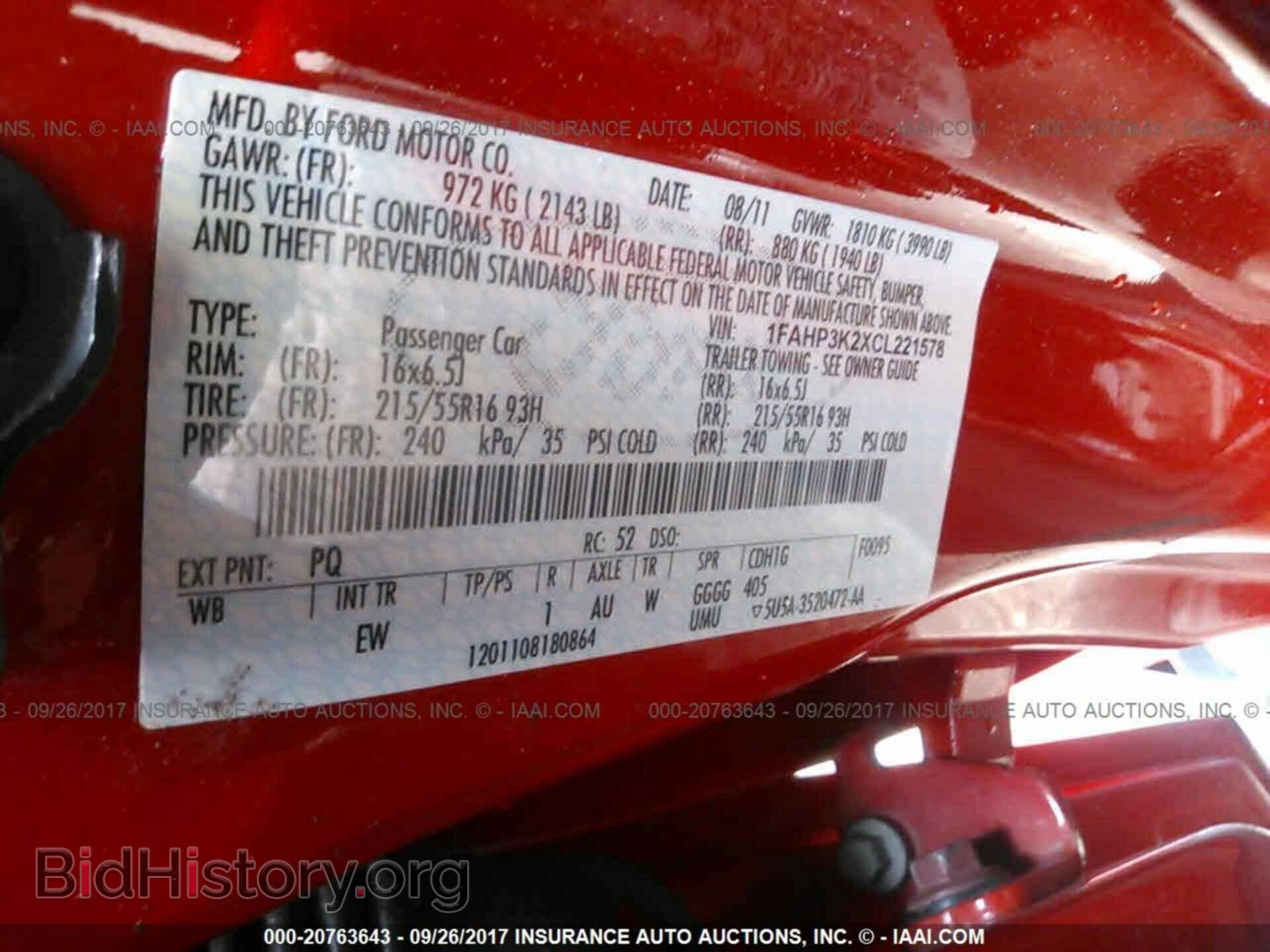 2012 Ford Focus - VIN: 1FAHP3K2XCL221578 - Photo 9