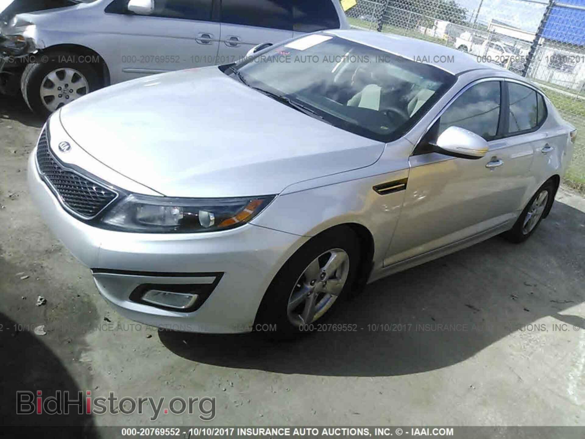 2014 Kia Optima - VIN: 5XXGM4A78EG313129 - Фото 2