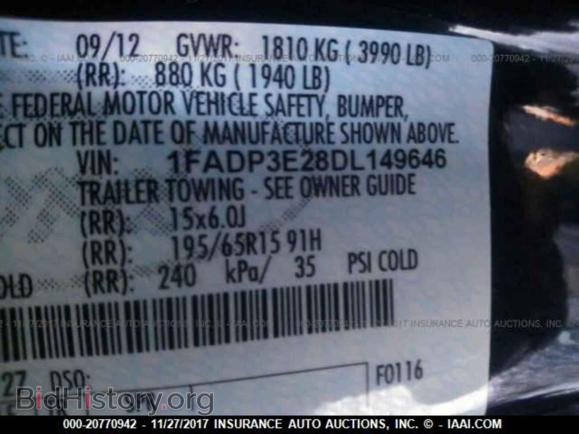 2013 Ford Focus - VIN: 1FADP3E28DL149646 - Photo 9