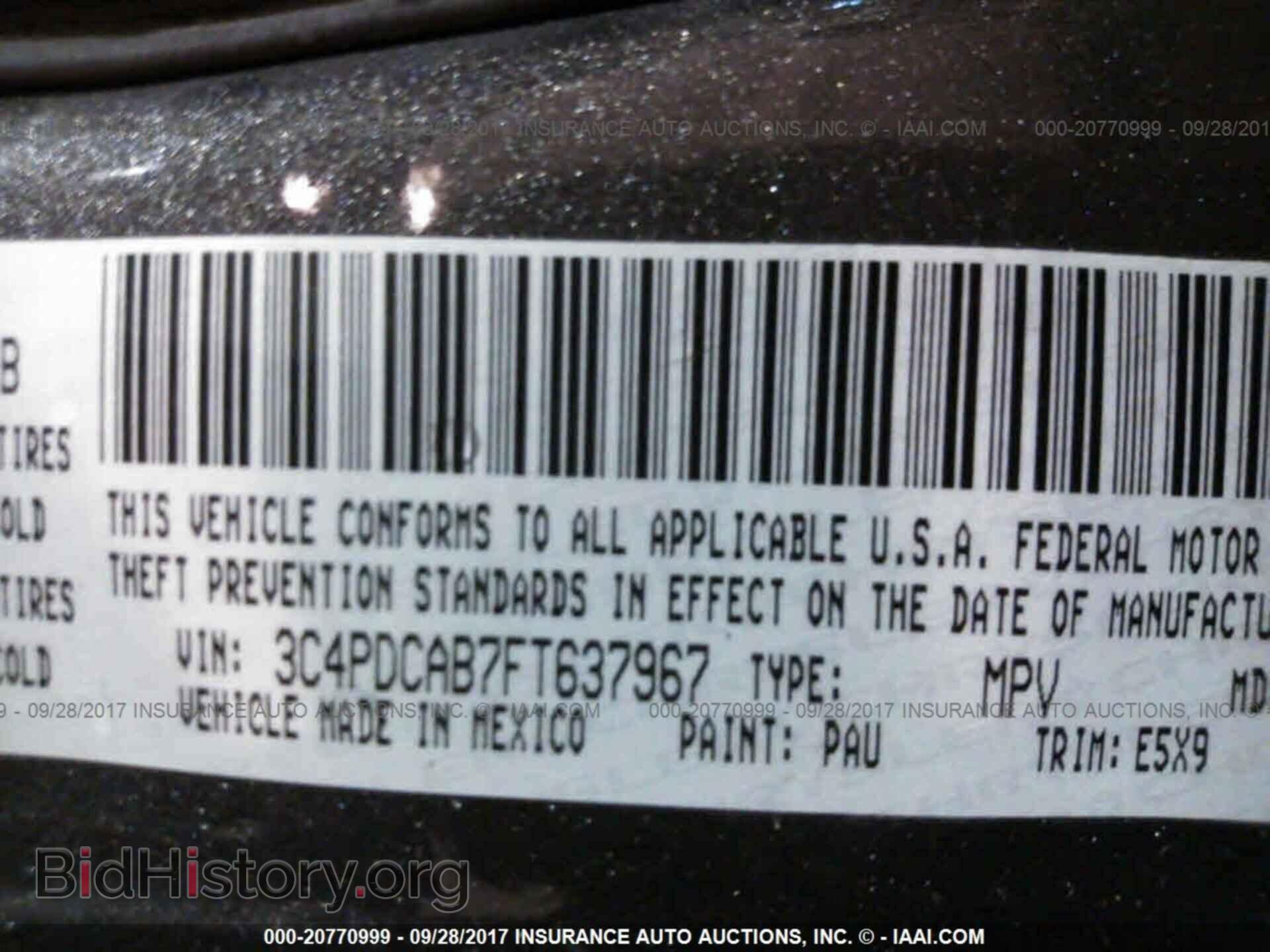 2015 Dodge Journey - VIN: 3C4PDCAB7FT637967 - Photo 9