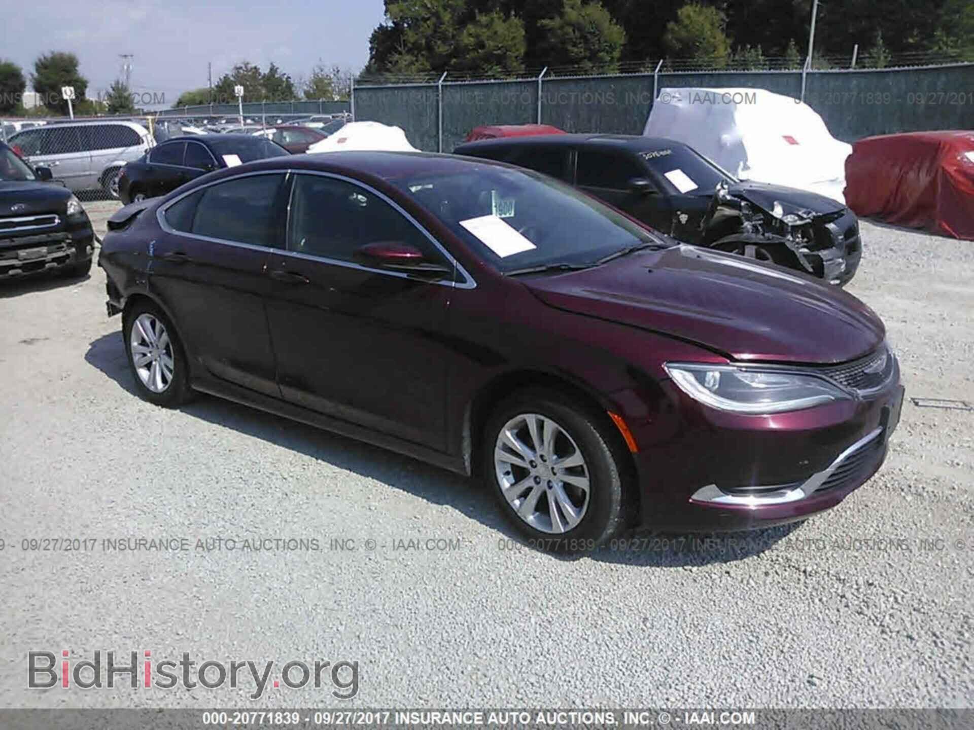 Фотография 1C3CCCAB0FN707752 - Chrysler 200 2015