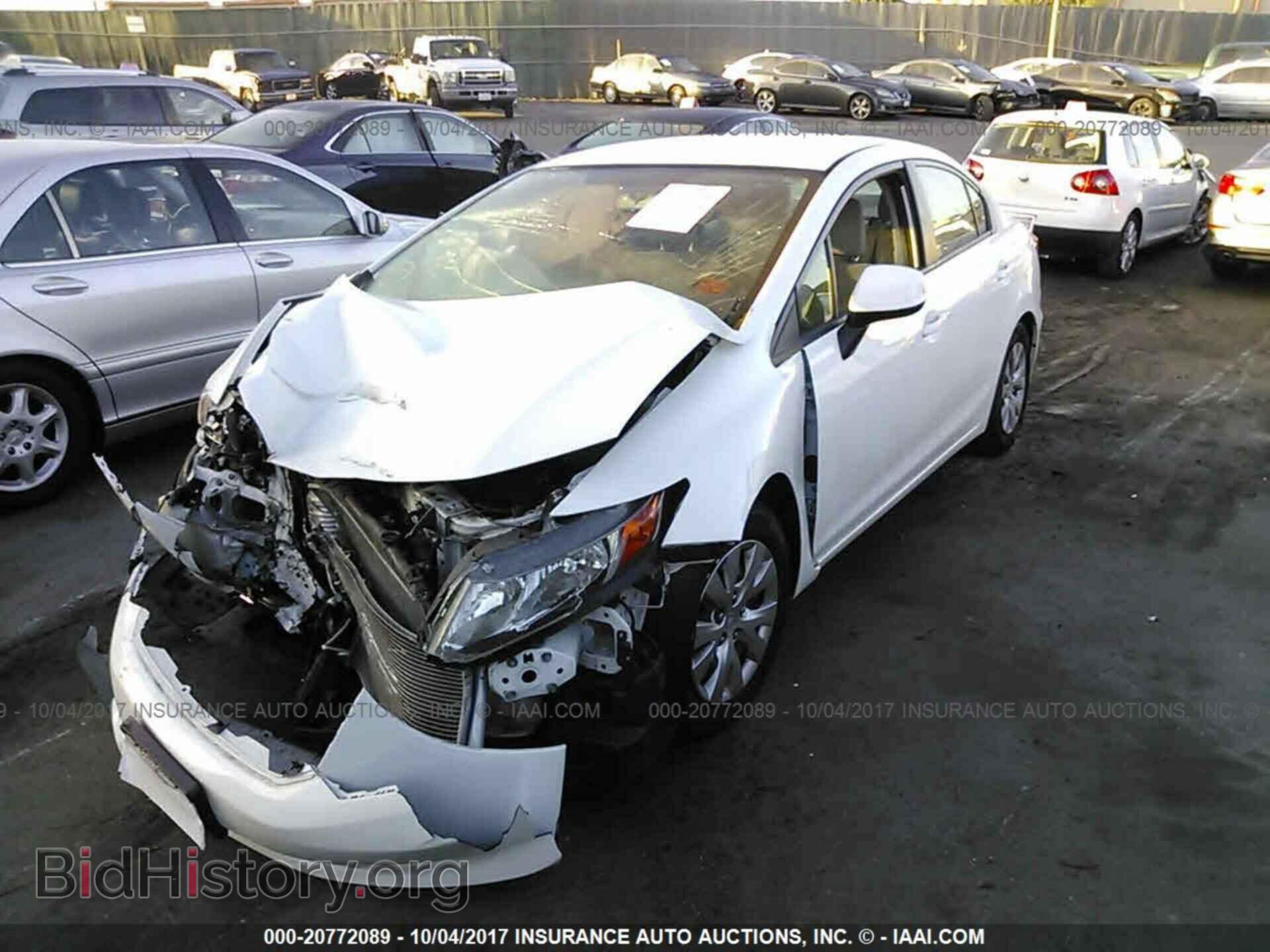 2012 Honda Civic - VIN: JHMFB2F59CS003831 - Фото 2