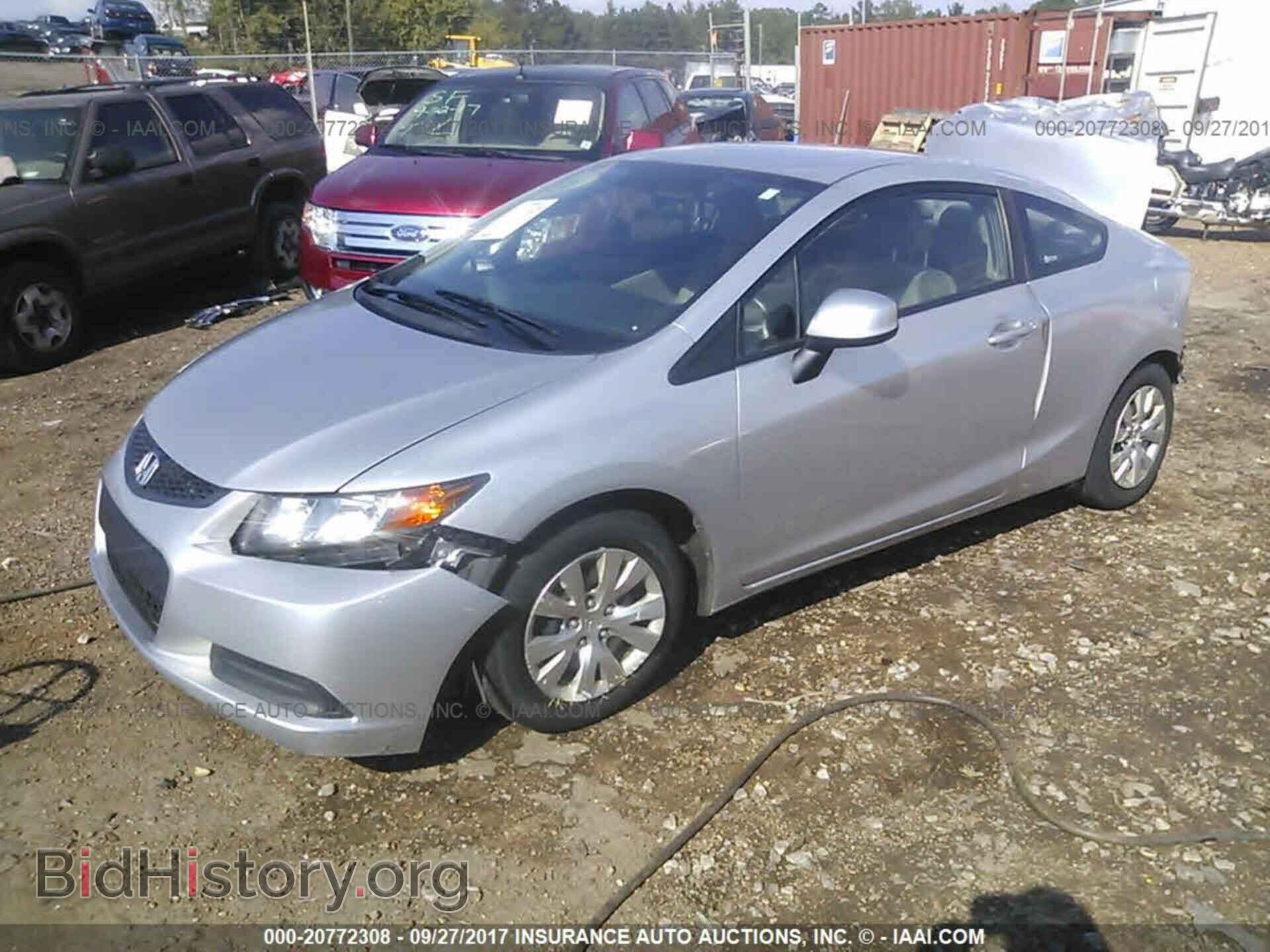 2012 Honda Civic - VIN: 2HGFG3B51CH566623 - Фото 2