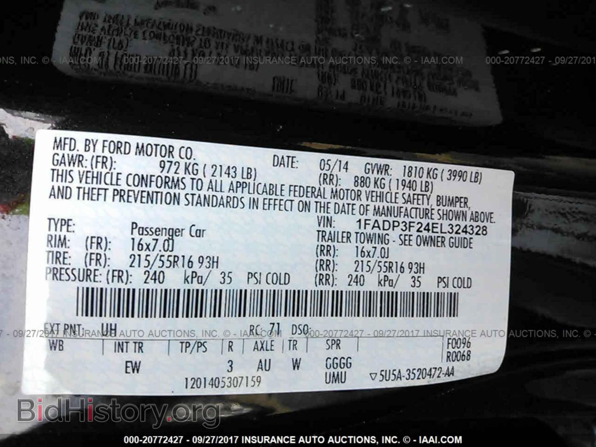 2014 Ford Focus - VIN: 1FADP3F24EL324328 - Photo 9