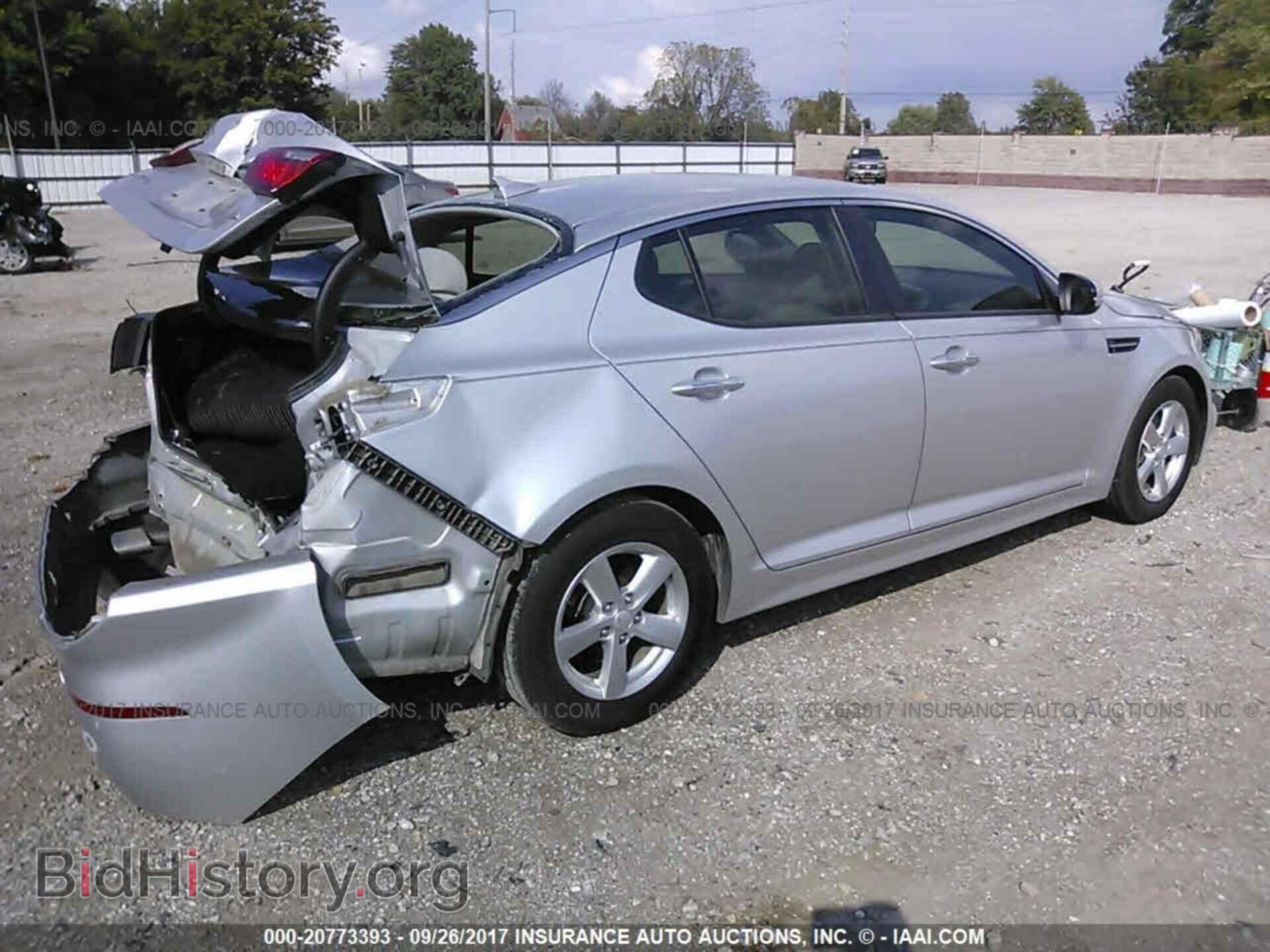 2014 Kia Optima - VIN: KNAGM4A71E5476545 - Фото 4