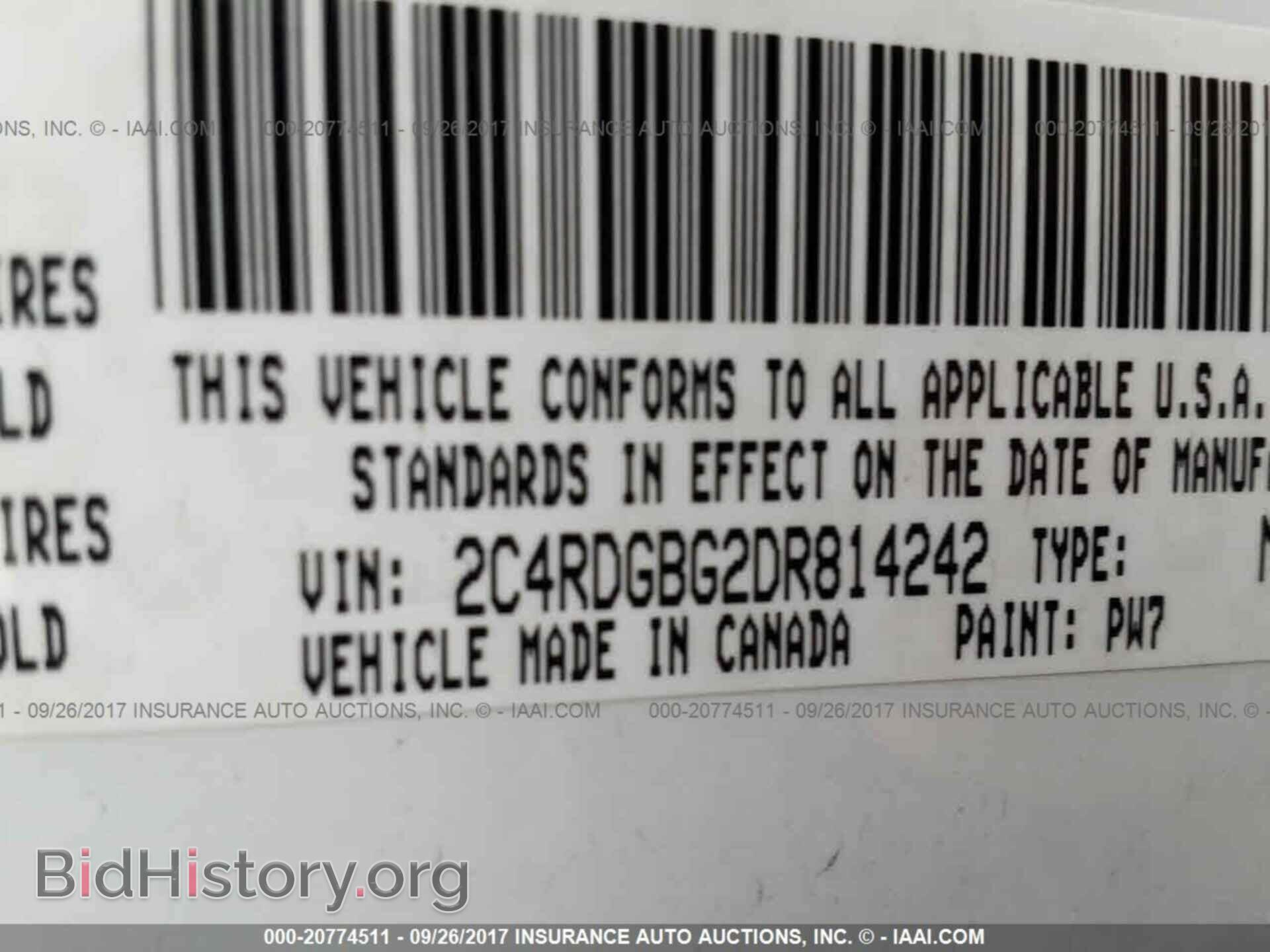 2013 Dodge Grand caravan - VIN: 2C4RDGBG2DR814242 - Фото 9