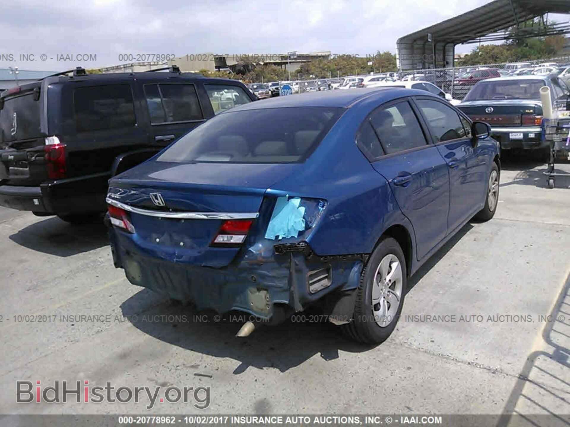 2013 Honda Civic - VIN: 2HGFB2F50DH587144 - Фото 4