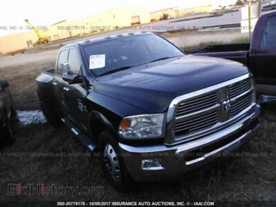 2012 Dodge RAM 3500, черный — VIN 3C63DRKL9CG146319, IAAI