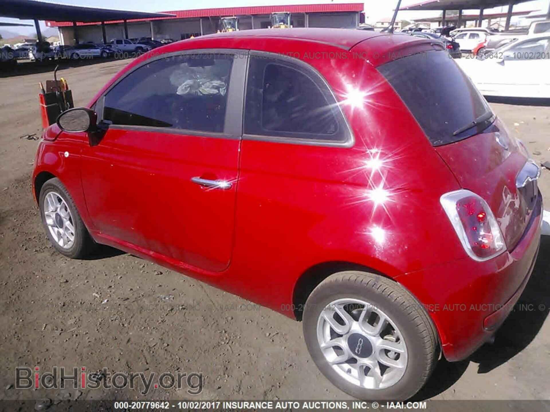 2012 Fiat 500 - VIN: 3C3CFFAR5CT125356 - Фото 3