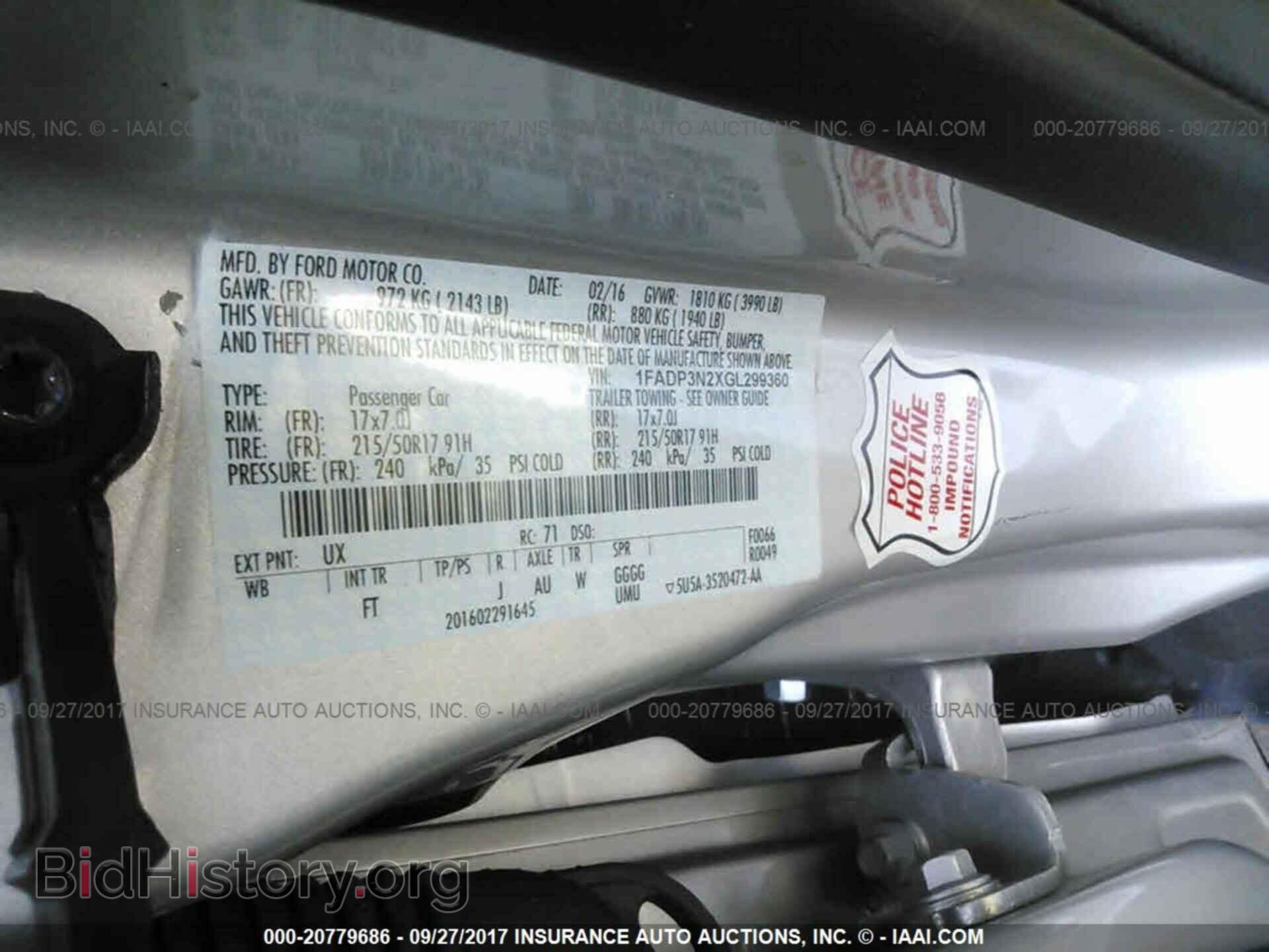 2016 Ford Focus - VIN: 1FADP3N2XGL299360 - Фото 9