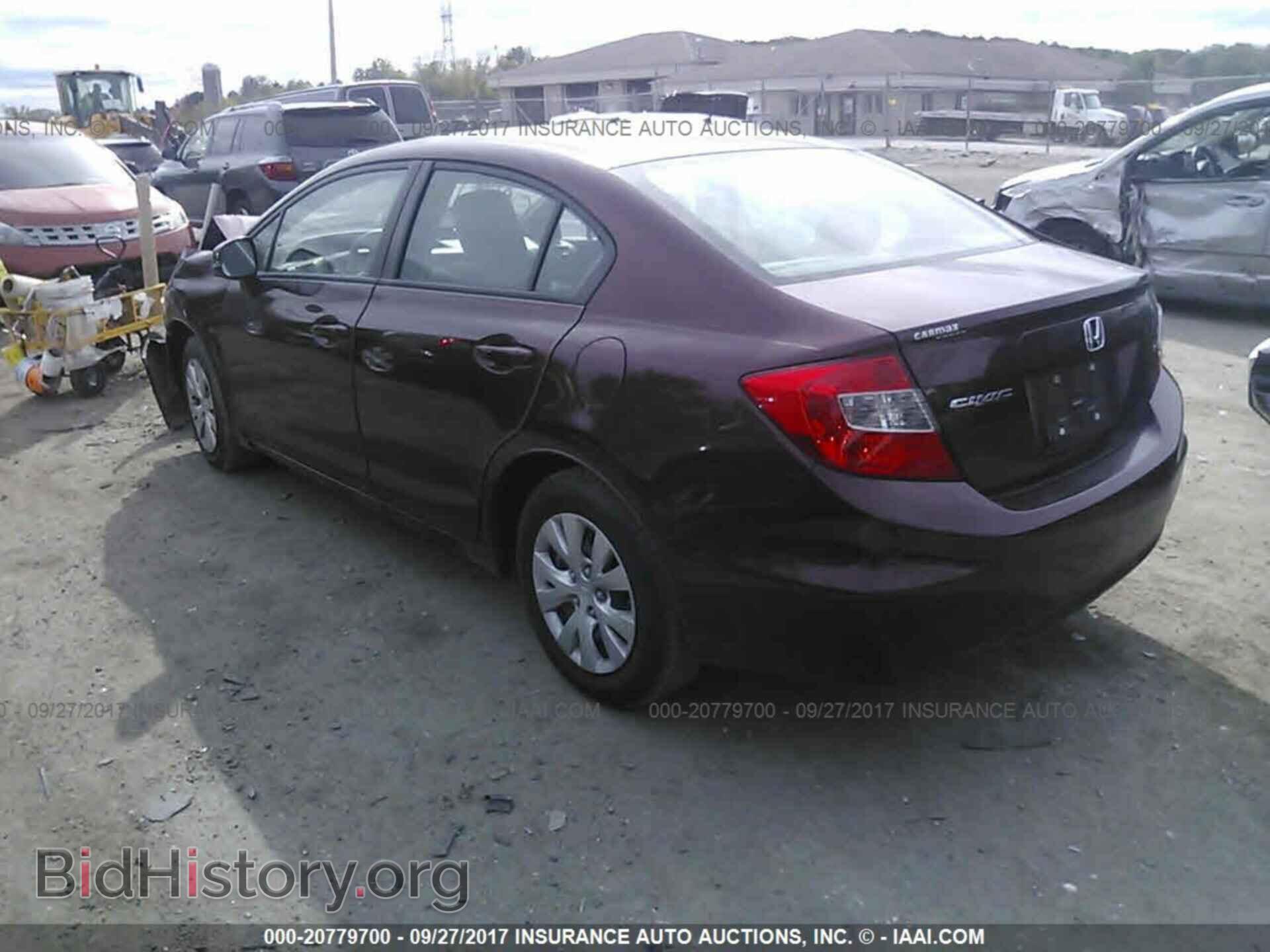 2012 Honda Civic - VIN: 19XFB2F59CE072037 - Фото 3