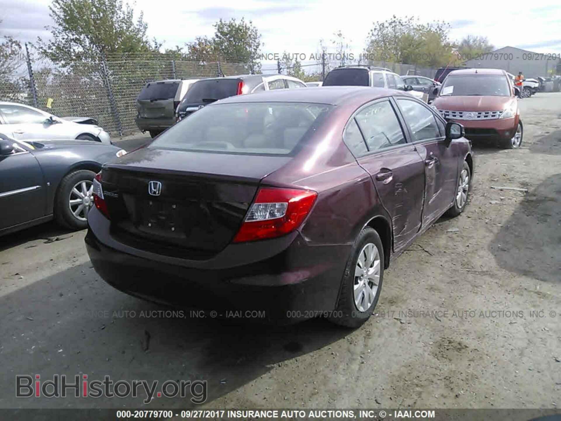 2012 Honda Civic - VIN: 19XFB2F59CE072037 - Фото 4