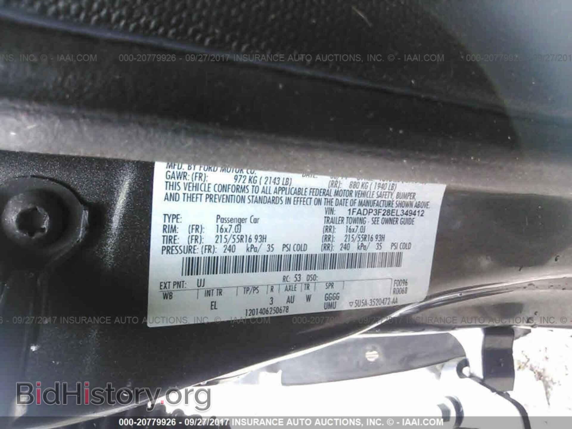 2014 Ford Focus - VIN: 1FADP3F28EL349412 - Фото 9