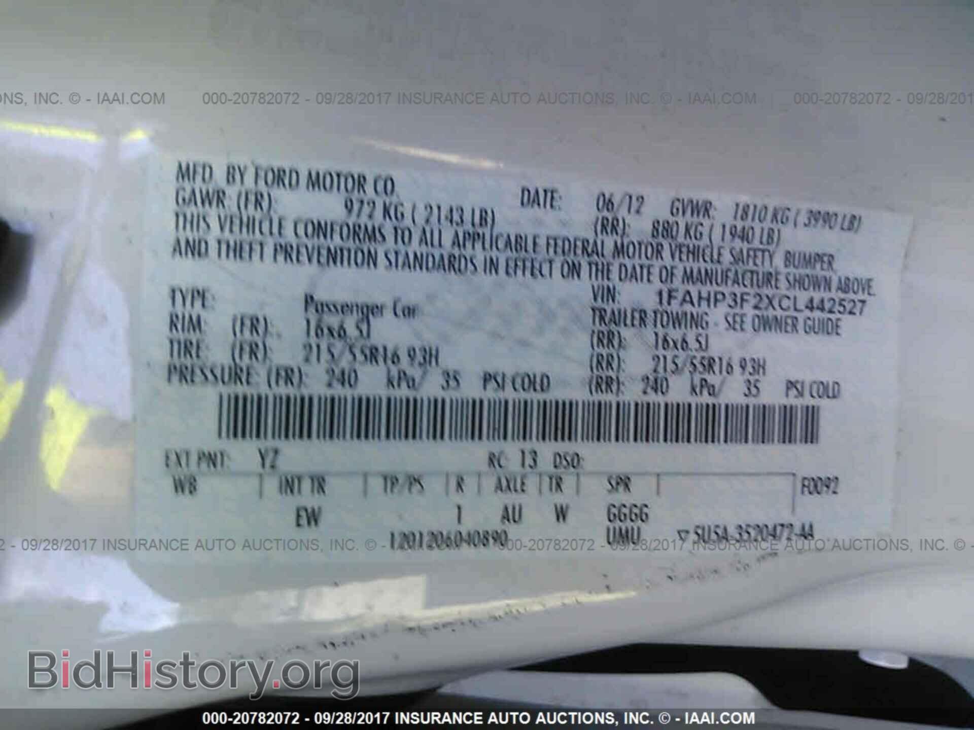 2012 Ford Focus - VIN: 1FAHP3F2XCL442527 - Photo 9