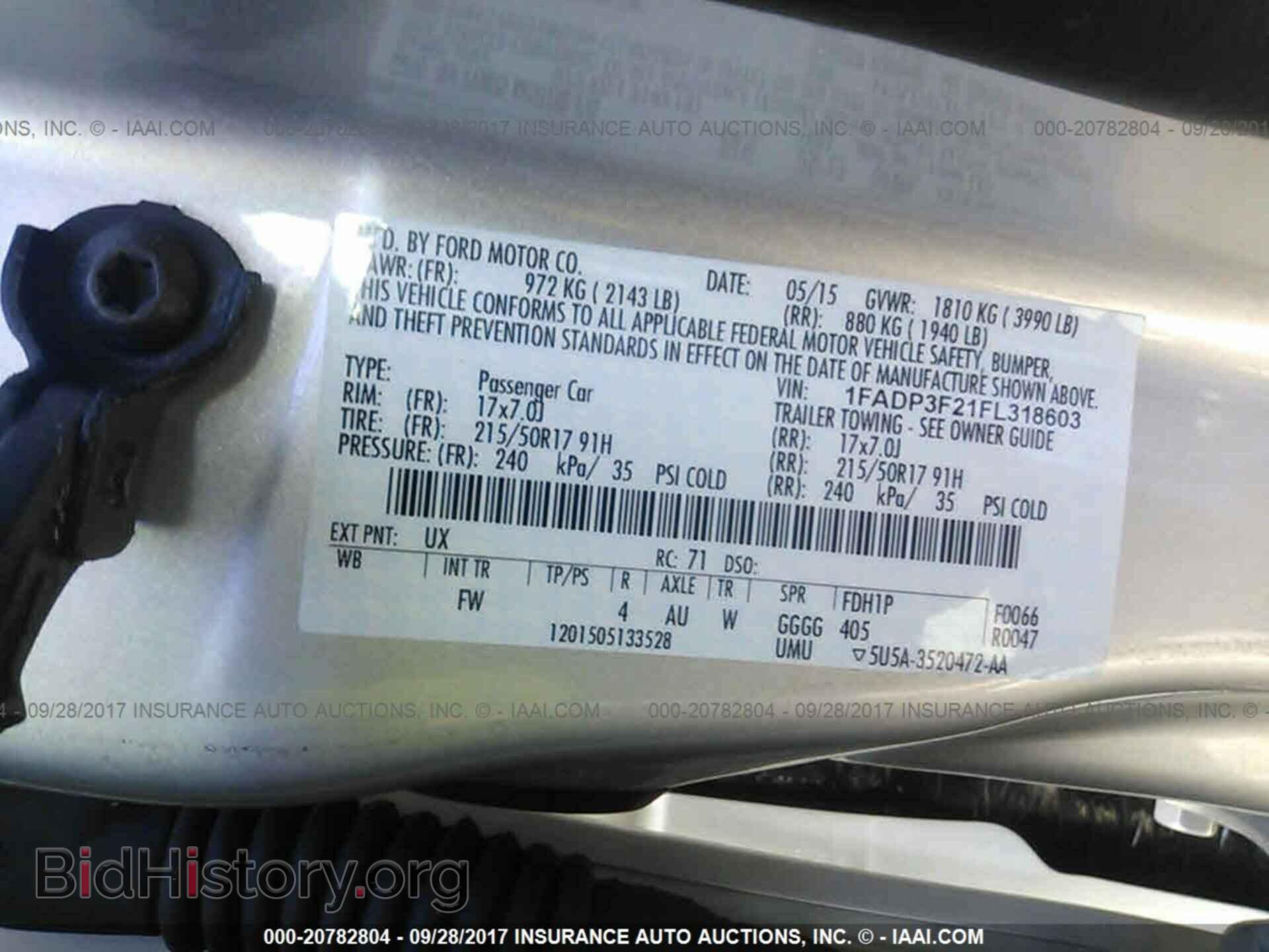 2015 Ford Focus - VIN: 1FADP3F21FL318603 - Photo 9