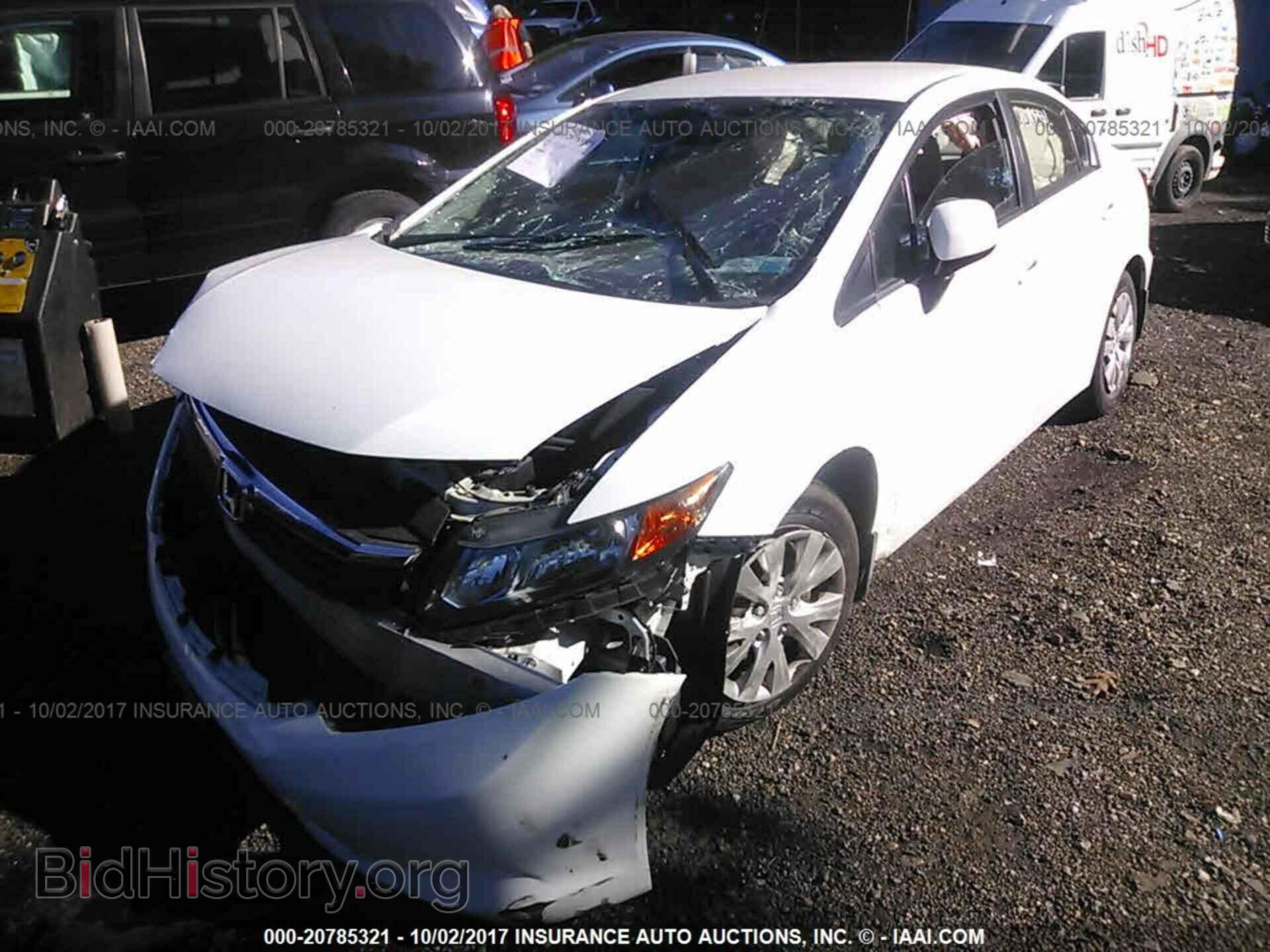 2012 Honda Civic - VIN: 2HGFB2F54CH301746 - Фото 2