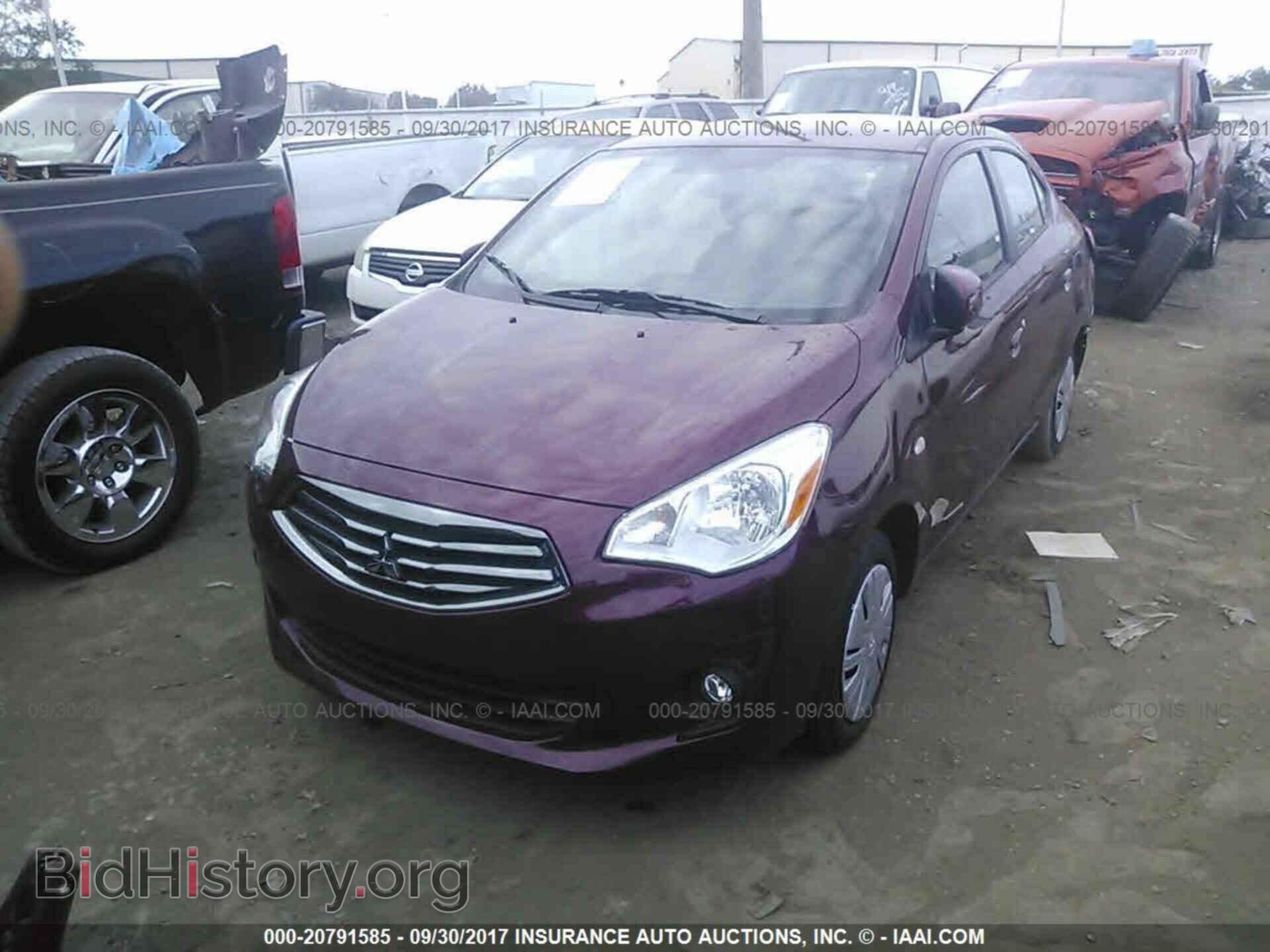 2017 Mitsubishi Mirage - VIN: ML32F3FJ2HHF20261 - Фото 2
