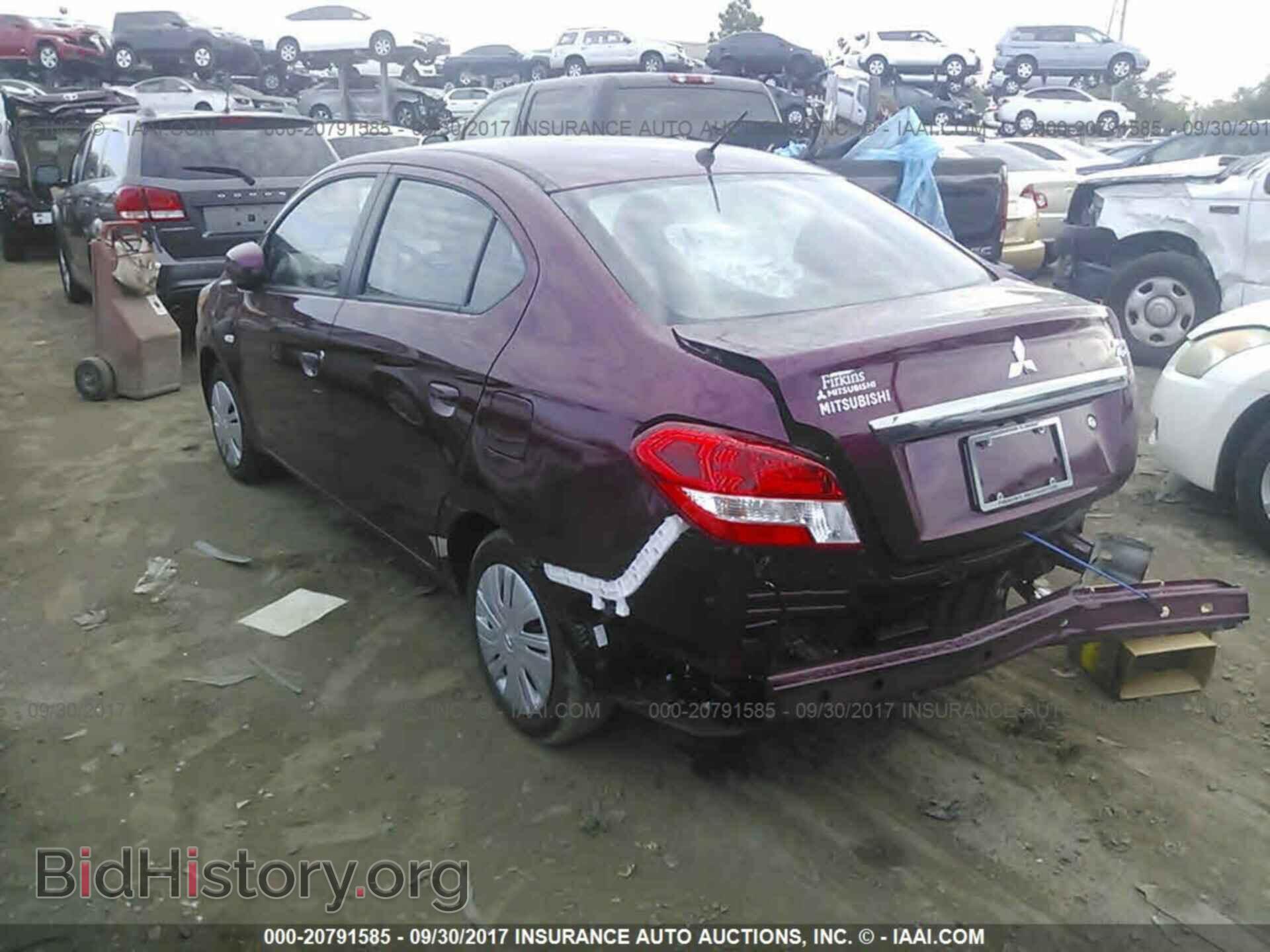 2017 Mitsubishi Mirage - VIN: ML32F3FJ2HHF20261 - Фото 3