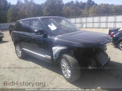2016 Land Rover RANGE ROVER, black — VIN SALGS2VF2GA282317, IAAI