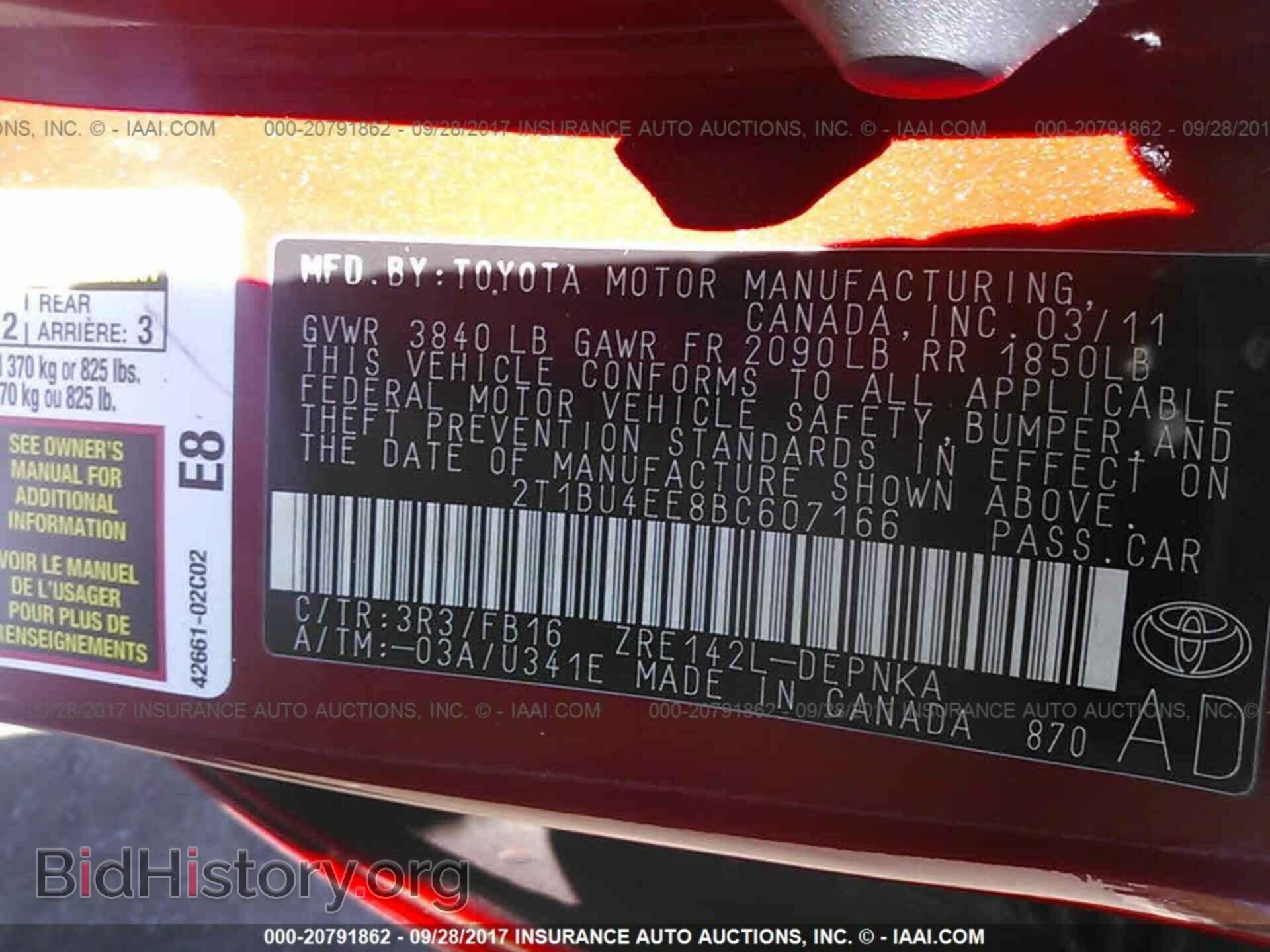 2011 Toyota Corolla - VIN: 2T1BU4EE8BC607166 - Photo 9