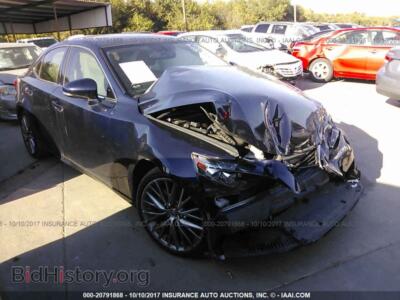 2015 Lexus IS, blue — VIN JTHBF1D26F5056706, IAAI