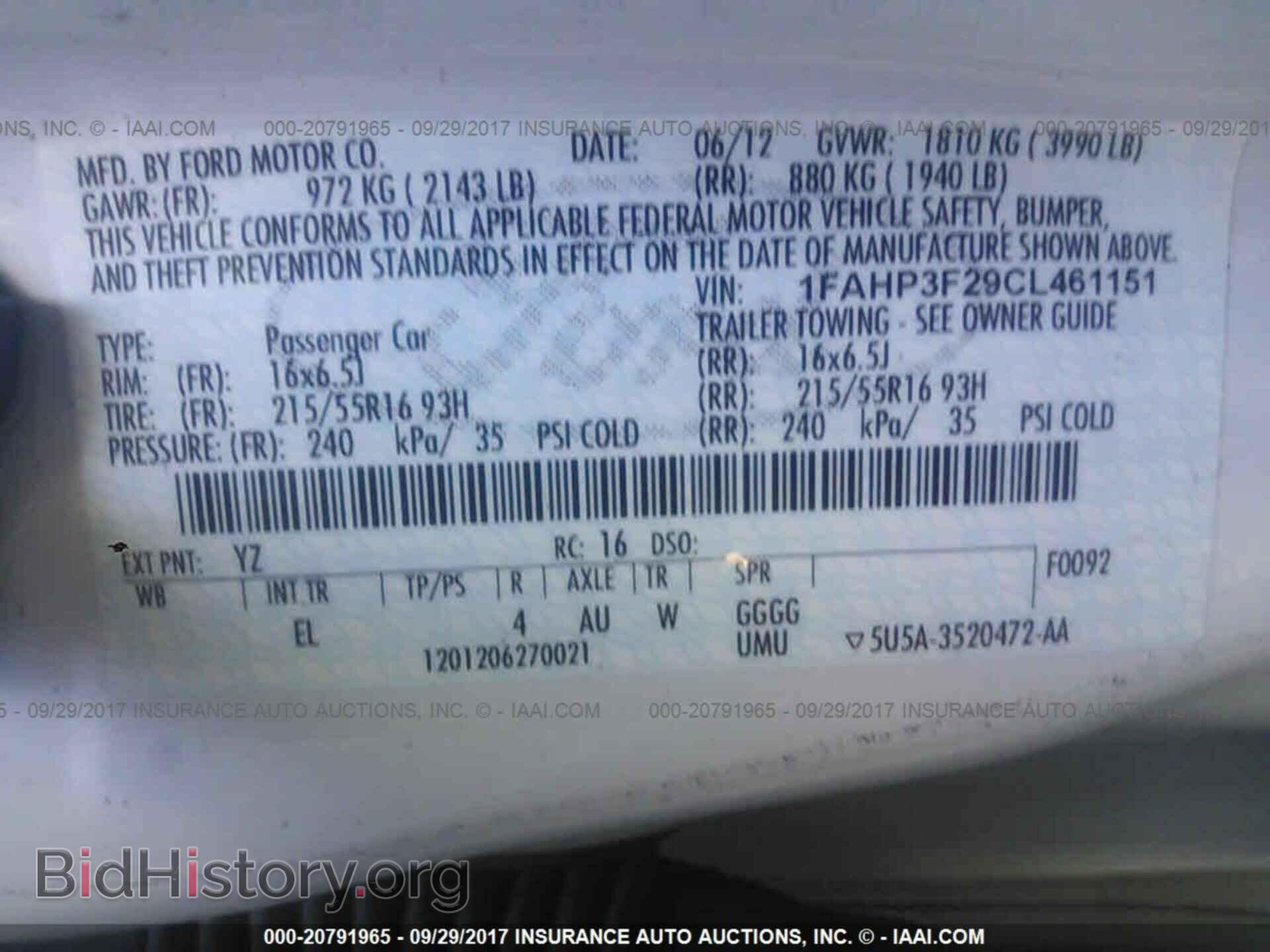 2012 Ford Focus - VIN: 1FAHP3F29CL461151 - Photo 9