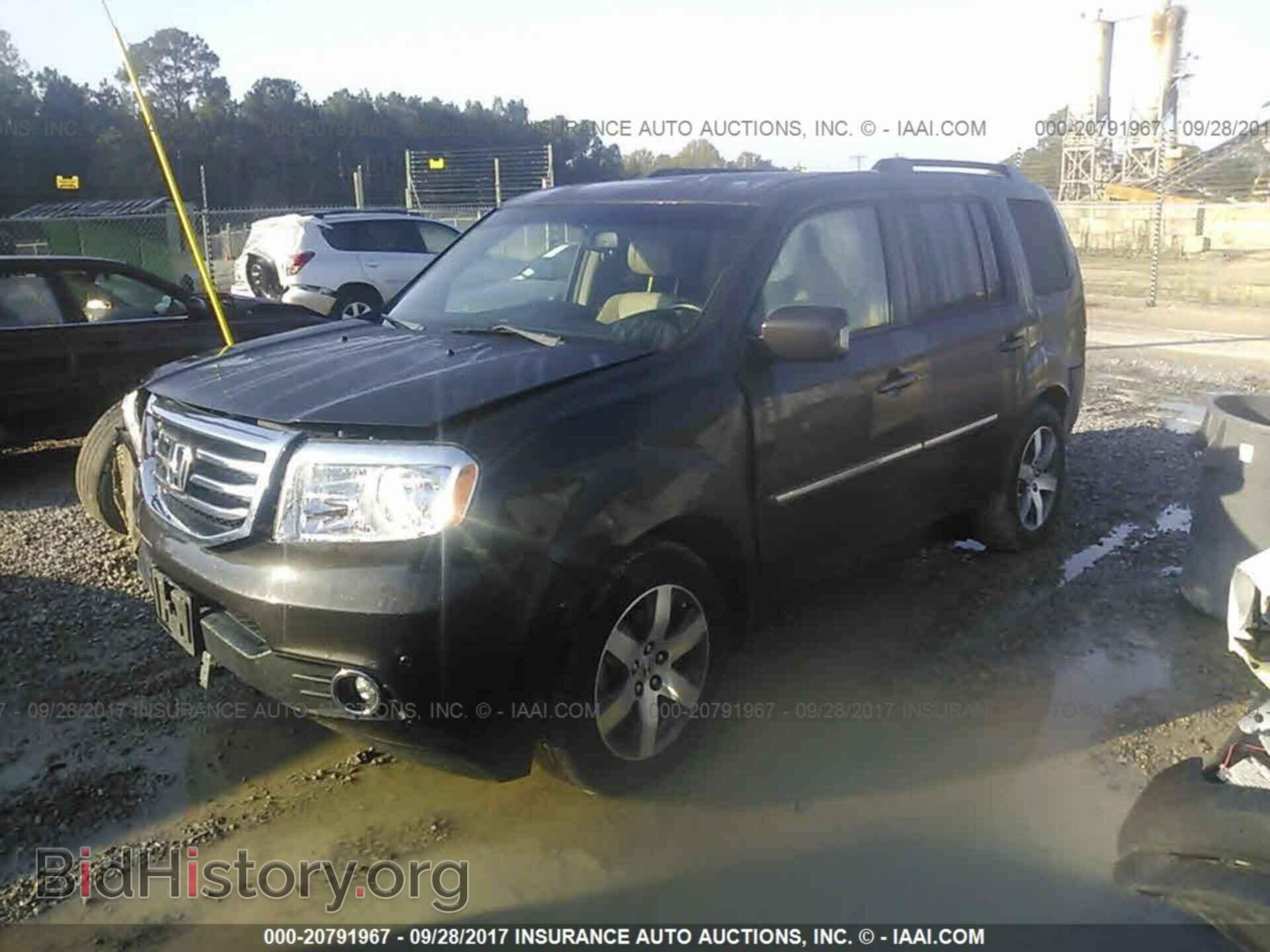 2012 Honda Pilot - VIN: 5FNYF4H91CB016791 - Фото 2