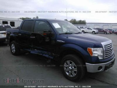 2011 Ford F150, синий — VIN 1FTFW1EF4BFC76841, IAAI