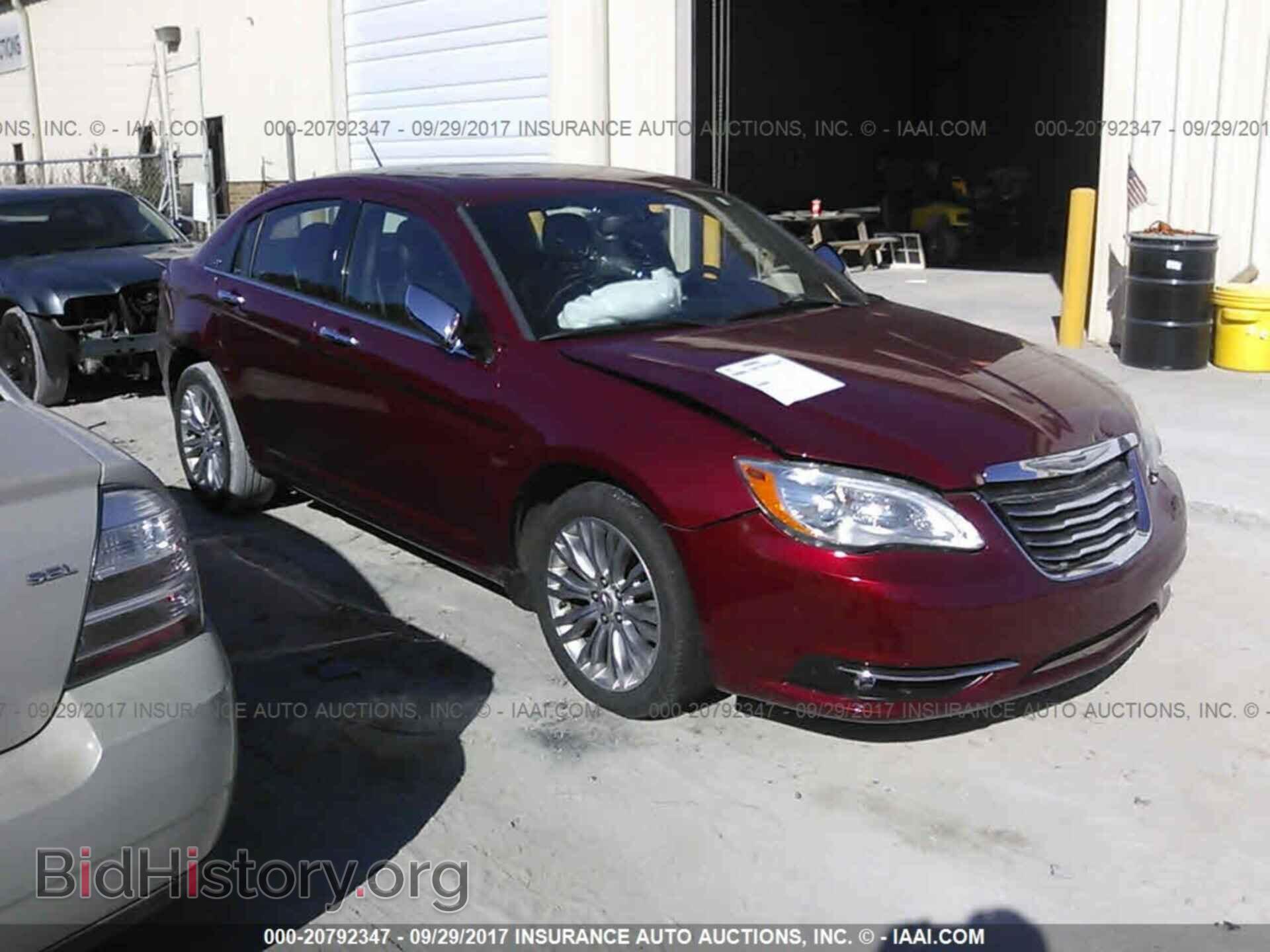 Photo 1C3CCBCGXCN293152 - Chrysler 200 2012