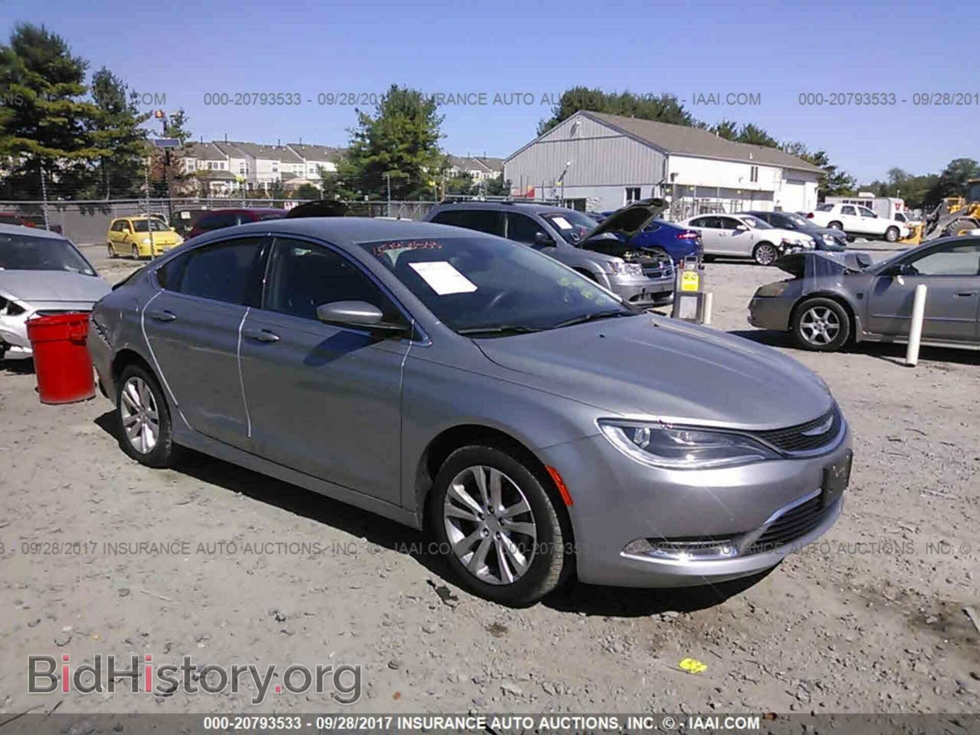 Фотография 1C3CCCAB3GN145170 - Chrysler 200 2016