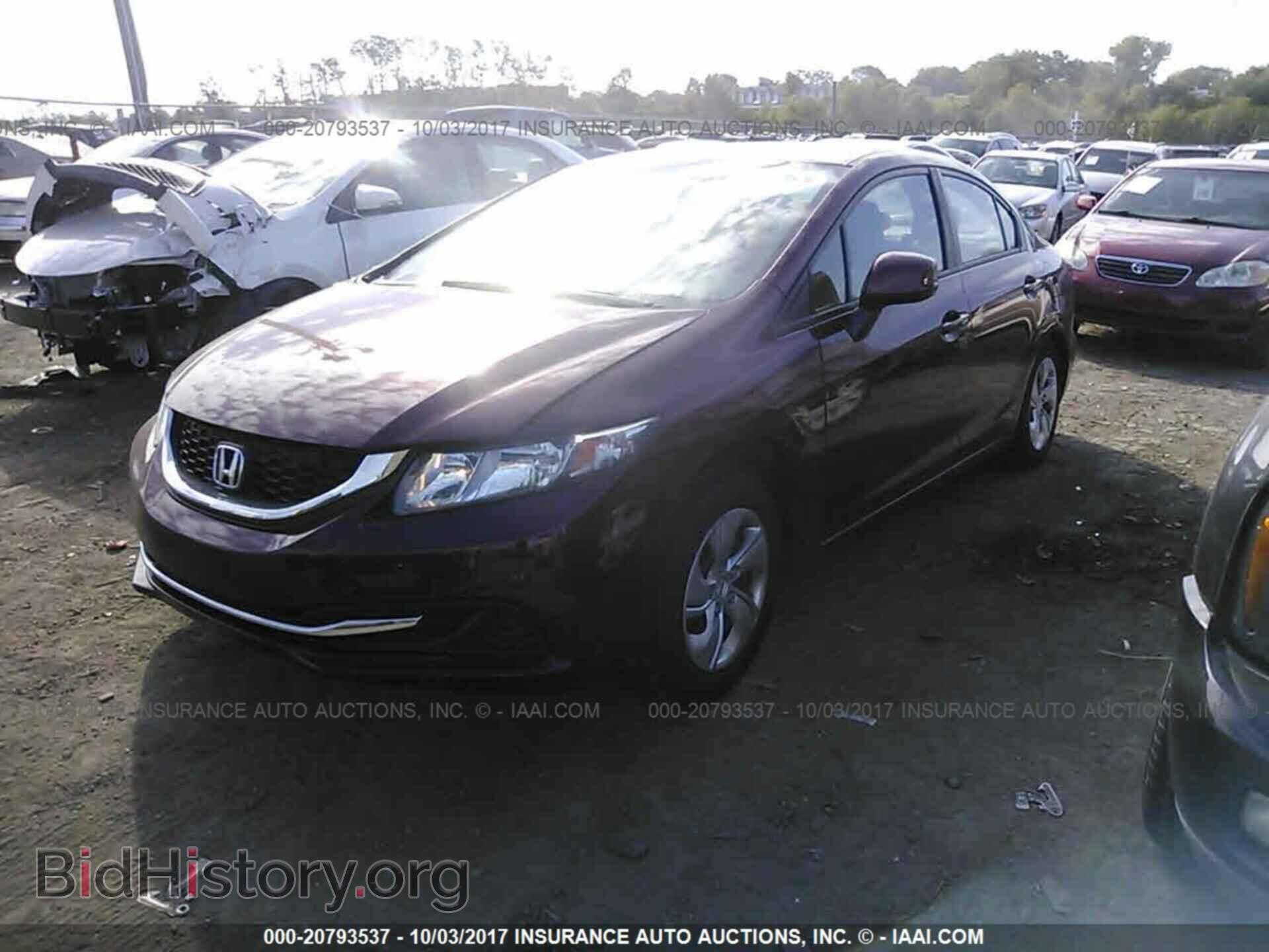2013 Honda Civic - VIN: 19XFB2F56DE042642 - Фото 2