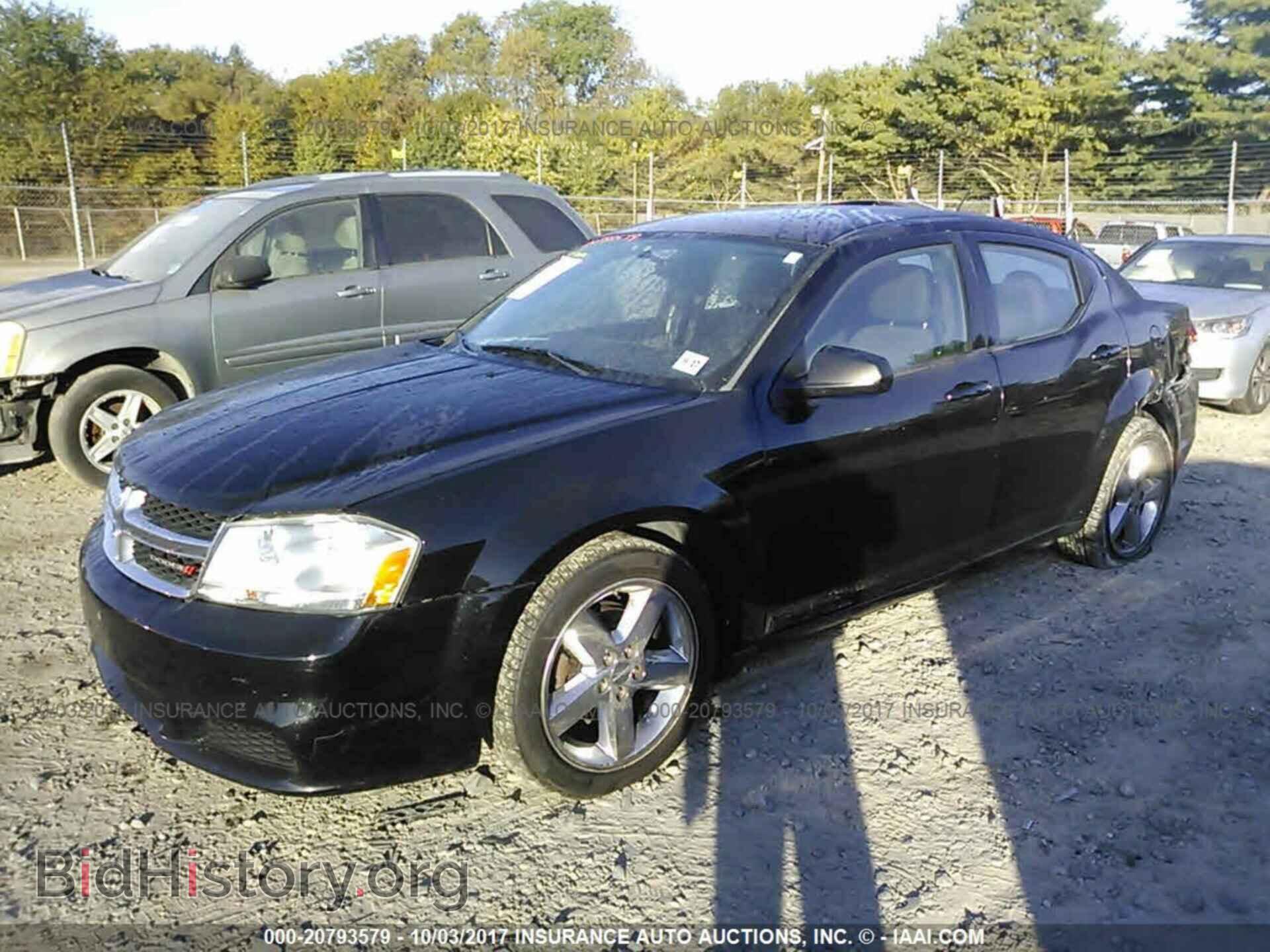 2012 Dodge Avenger - VIN: 1C3CDZAB2CN252091 - Фото 2