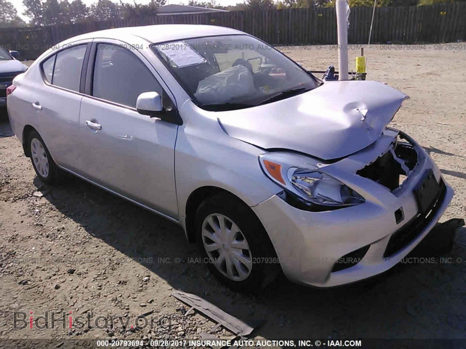 Фотография 3N1CN7AP8CL896352 - Nissan Versa 2012