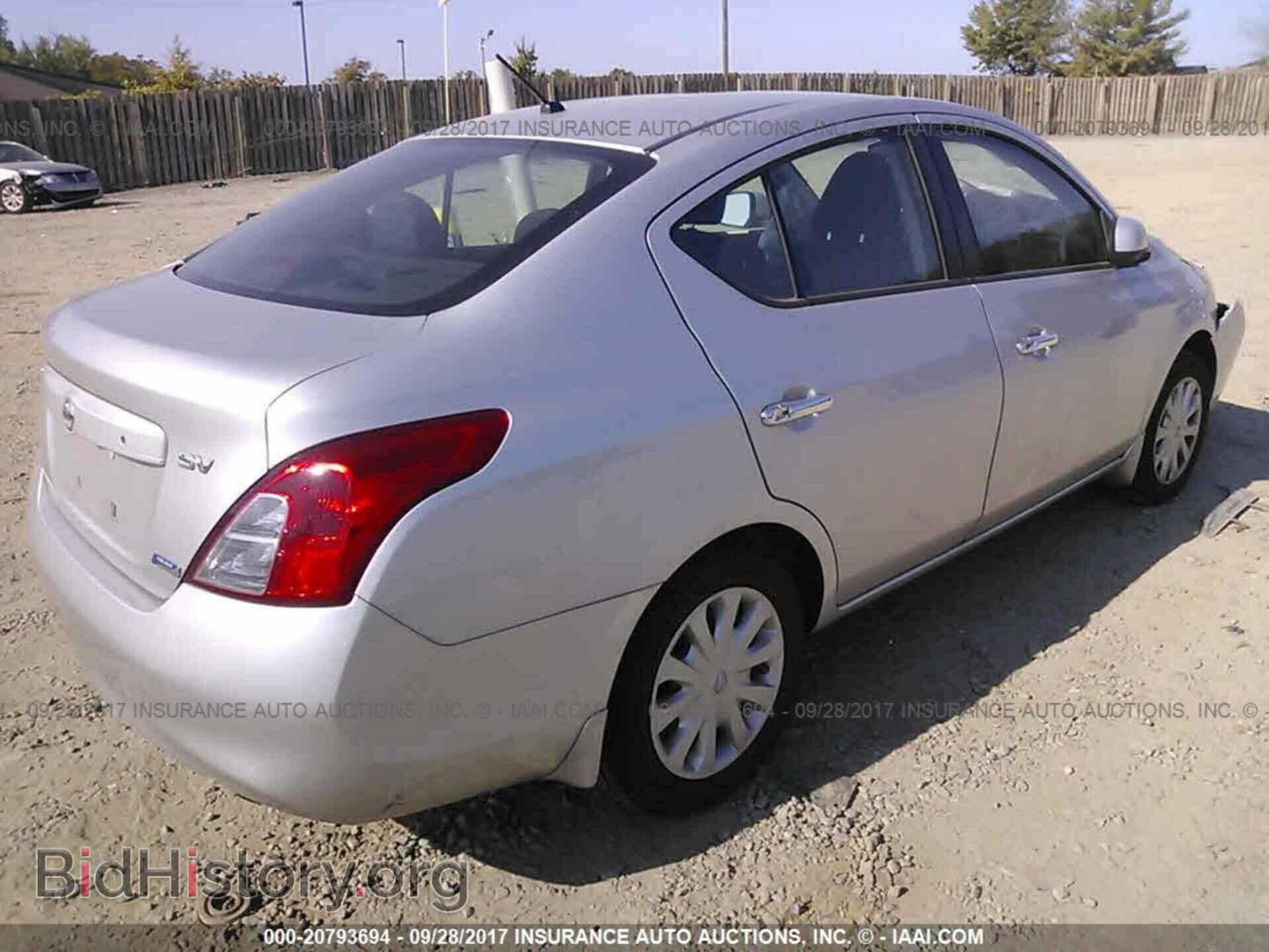 2012 Nissan Versa - VIN: 3N1CN7AP8CL896352 - Фото 4