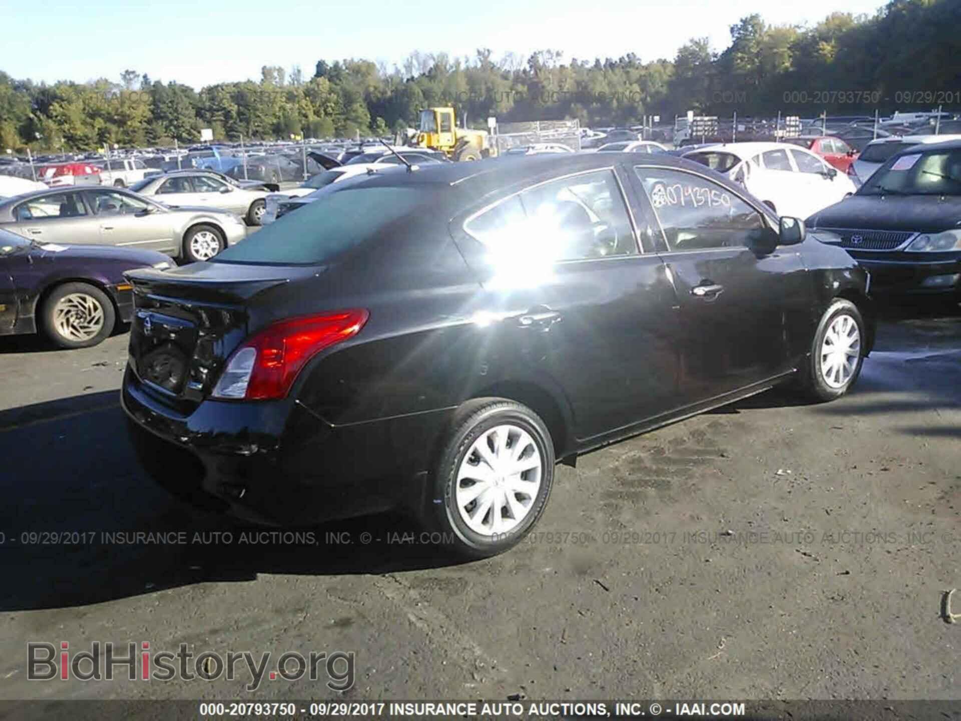 2014 Nissan Versa - VIN: 3N1CN7AP2EL848252 - Фото 4