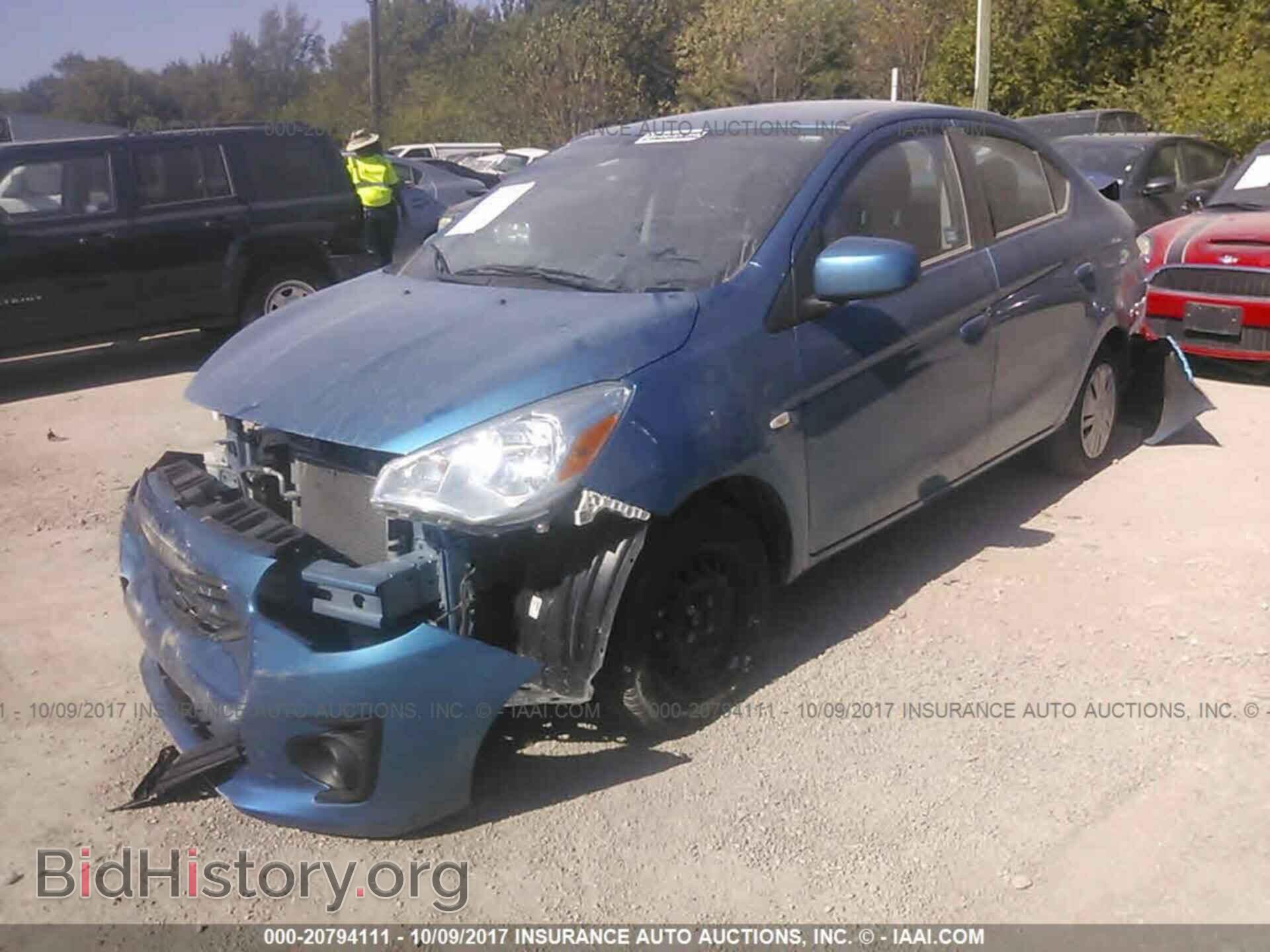 2017 Mitsubishi Mirage - VIN: ML32F3FJ0HH002016 - Фото 2