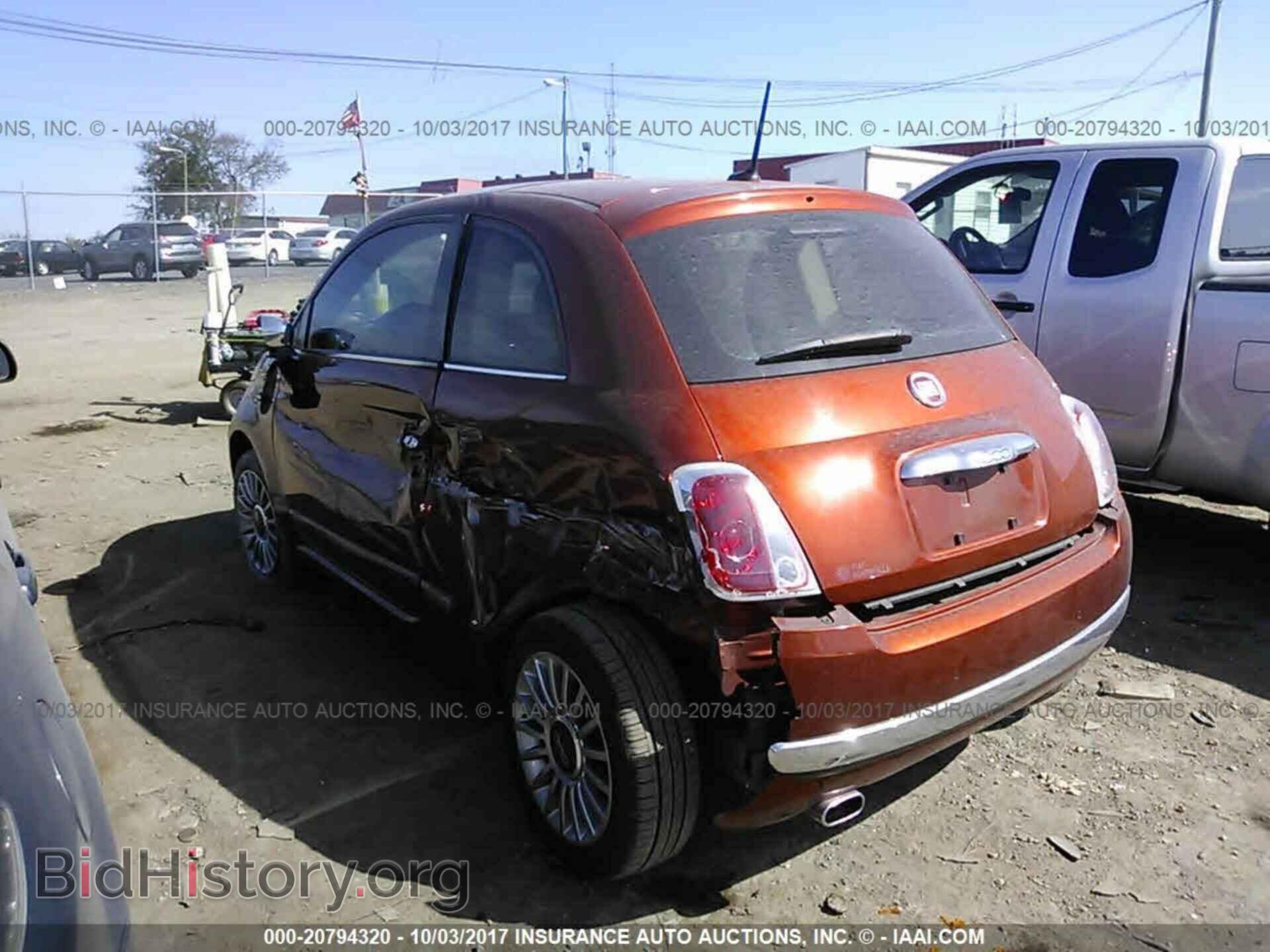 2012 Fiat 500 - VIN: 3C3CFFCR4CT384546 - Фото 3