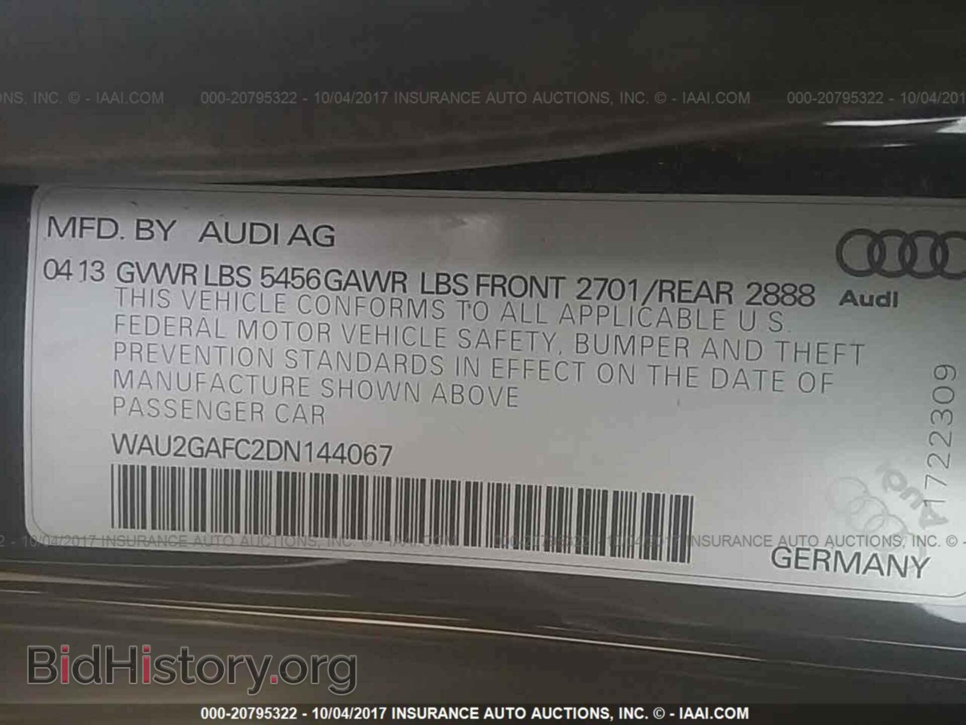 2013 Audi A7 - VIN: WAU2GAFC2DN144067 - Photo 9