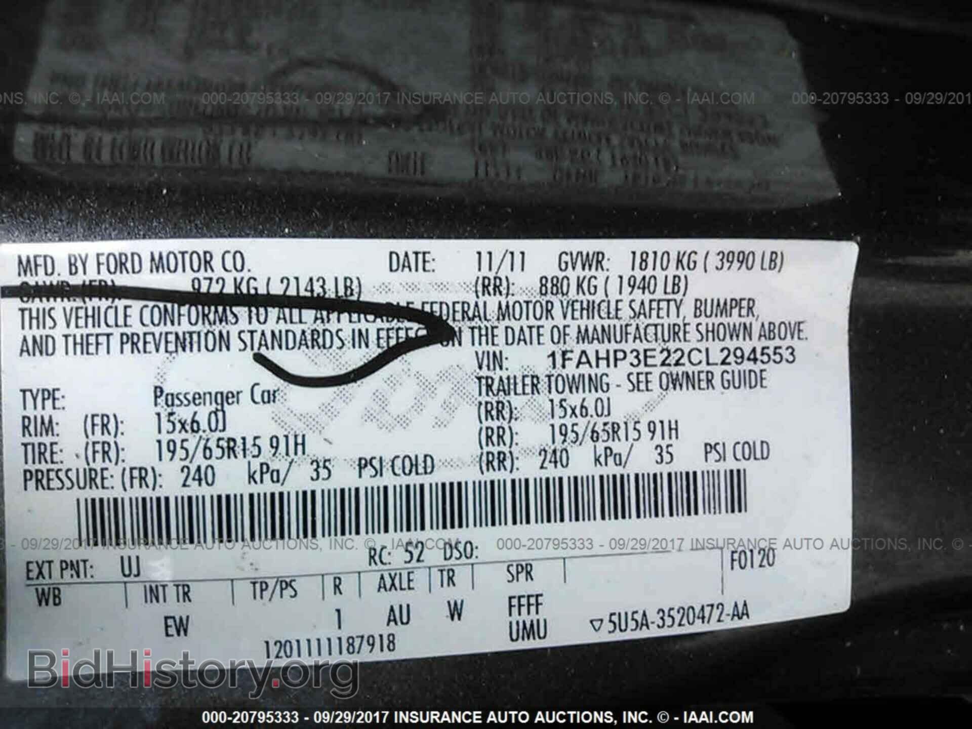 2012 Ford Focus - VIN: 1FAHP3E22CL294553 - Photo 9