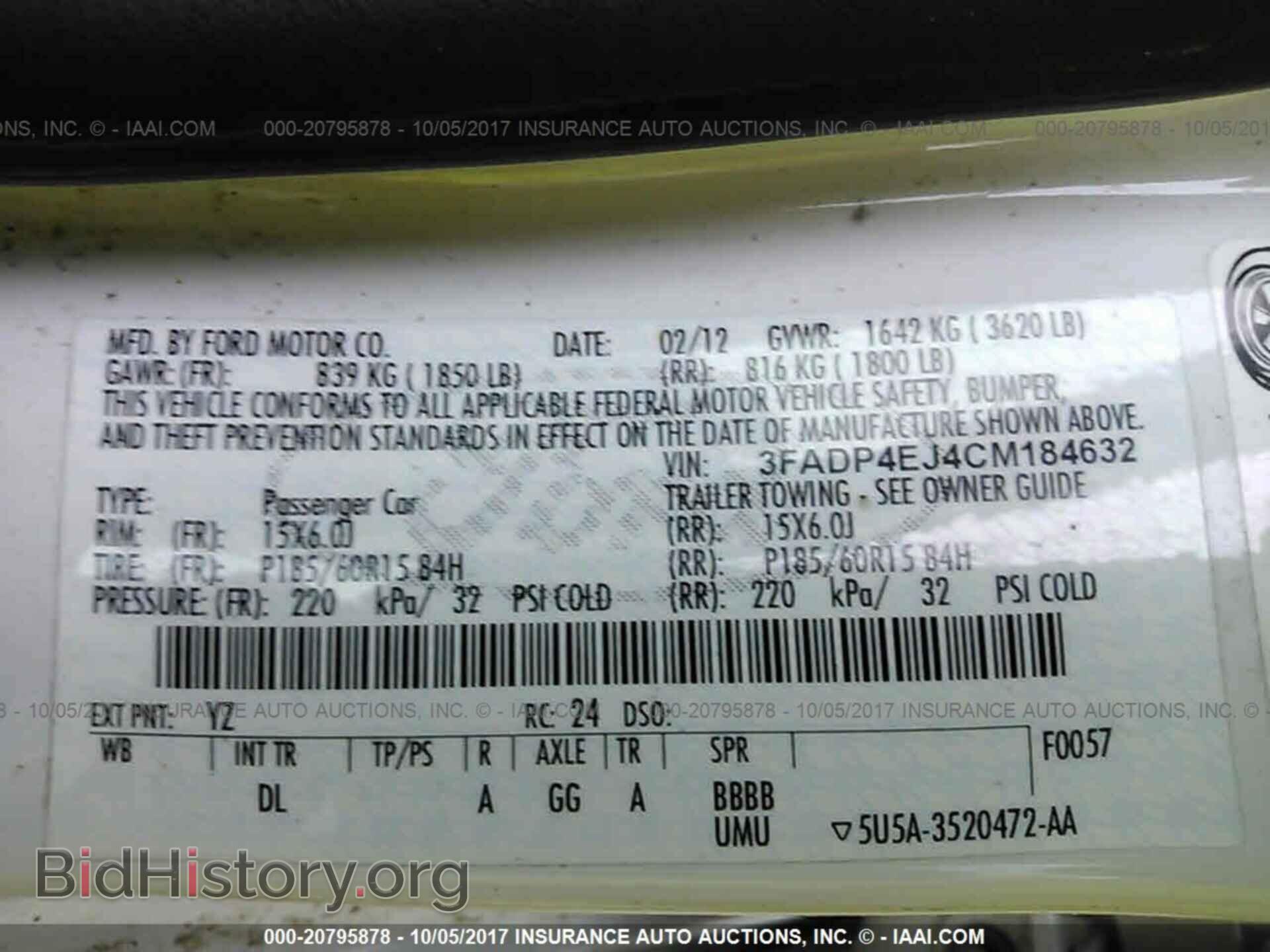 2012 Ford Fiesta - VIN: 3FADP4EJ4CM184632 - Photo 9