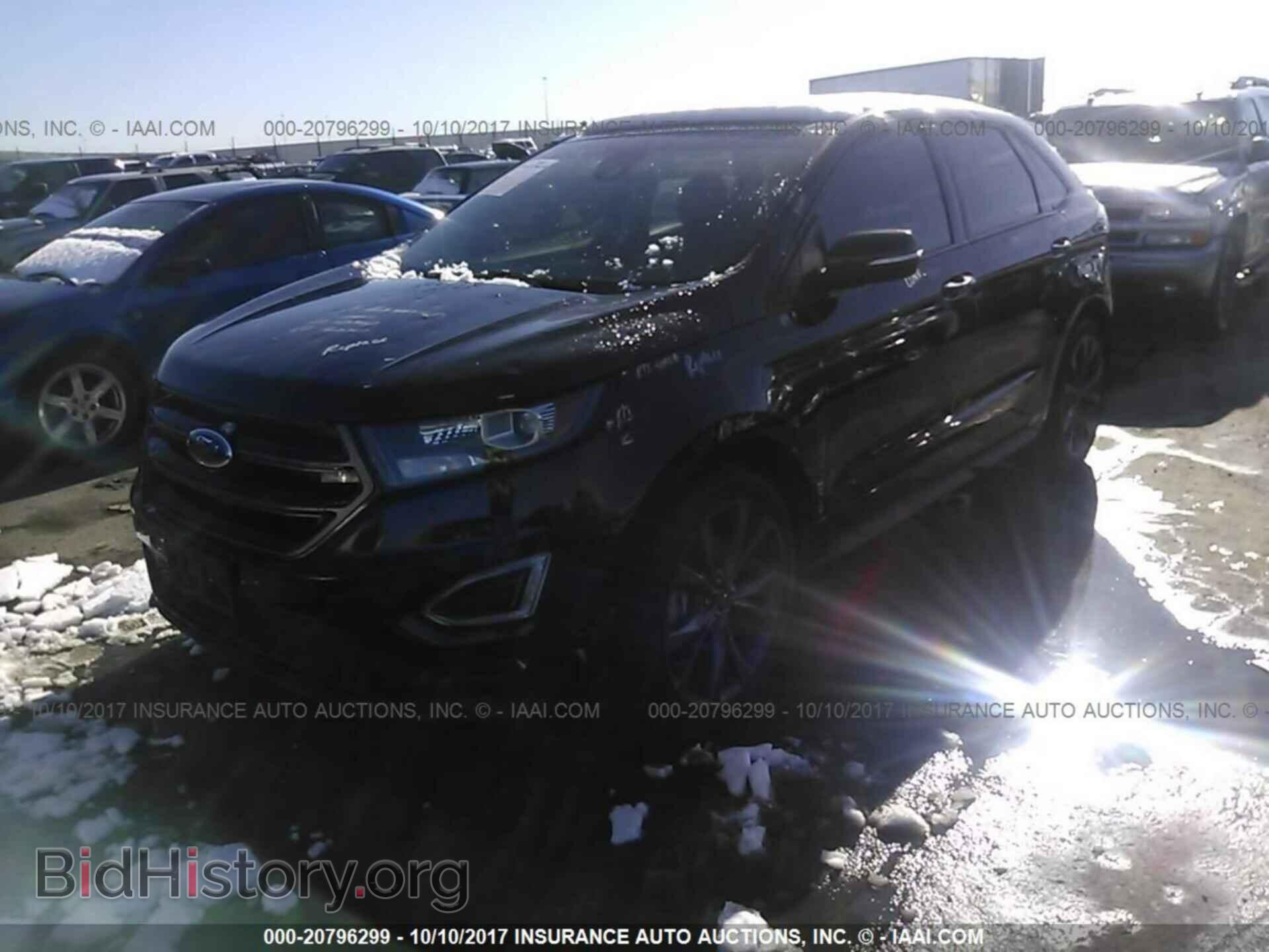 2015 Ford Edge - VIN: 2FMTK4AP9FBB25558 - Фото 2