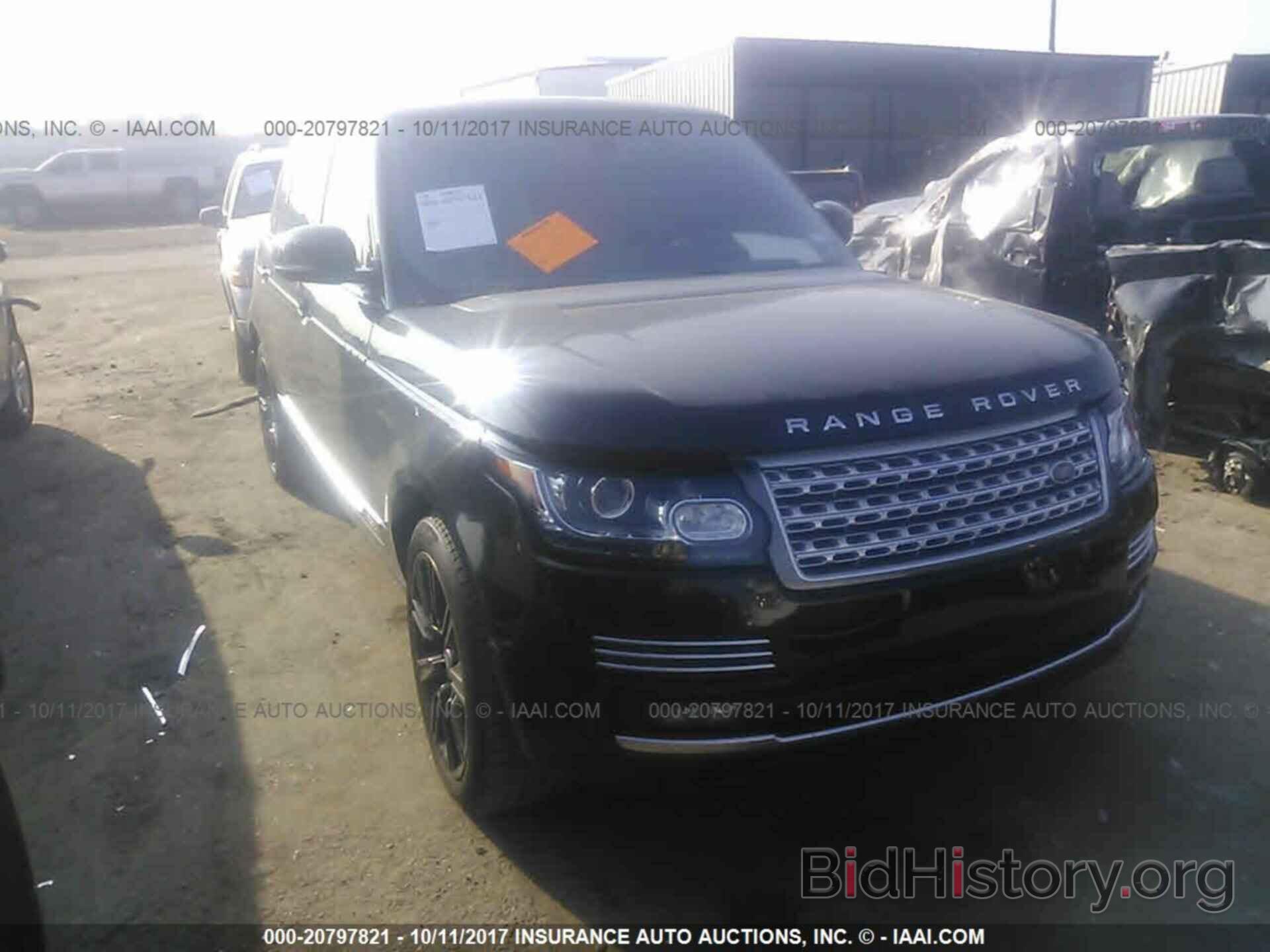 Photo SALGV3TF5FA233109 - Land rover Range rover 2015