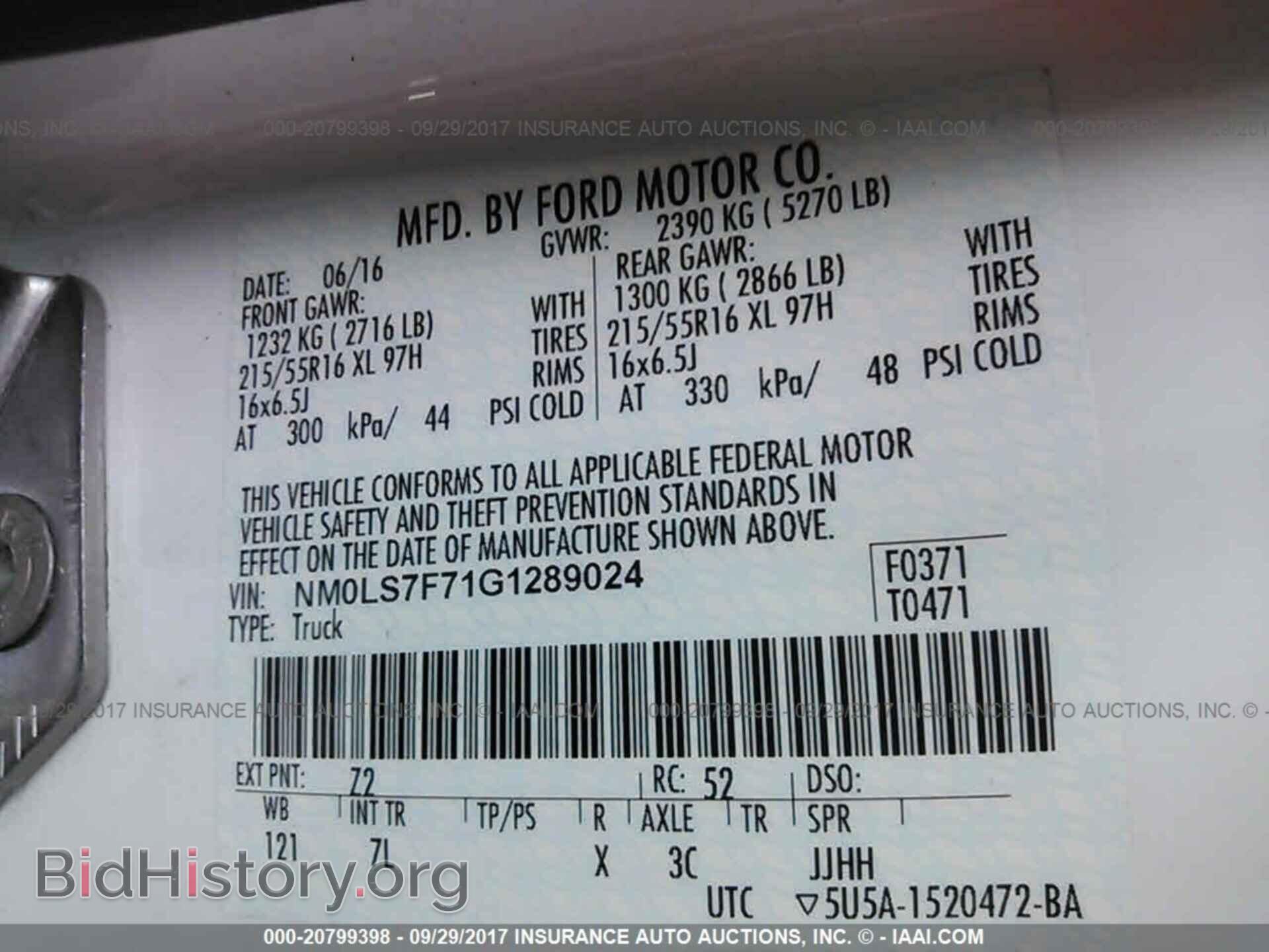 2016 Ford Transit - VIN: NM0LS7F71G1289024 - Photo 9