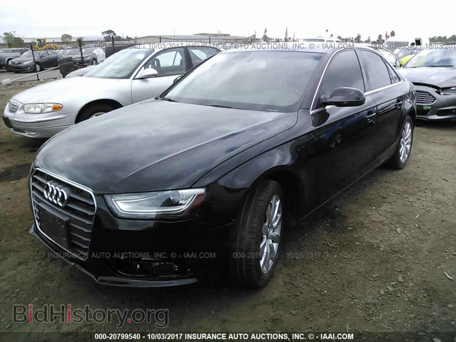 2013 Audi A4 - VIN: WAUAFAFL4DN050125 - Фото 2